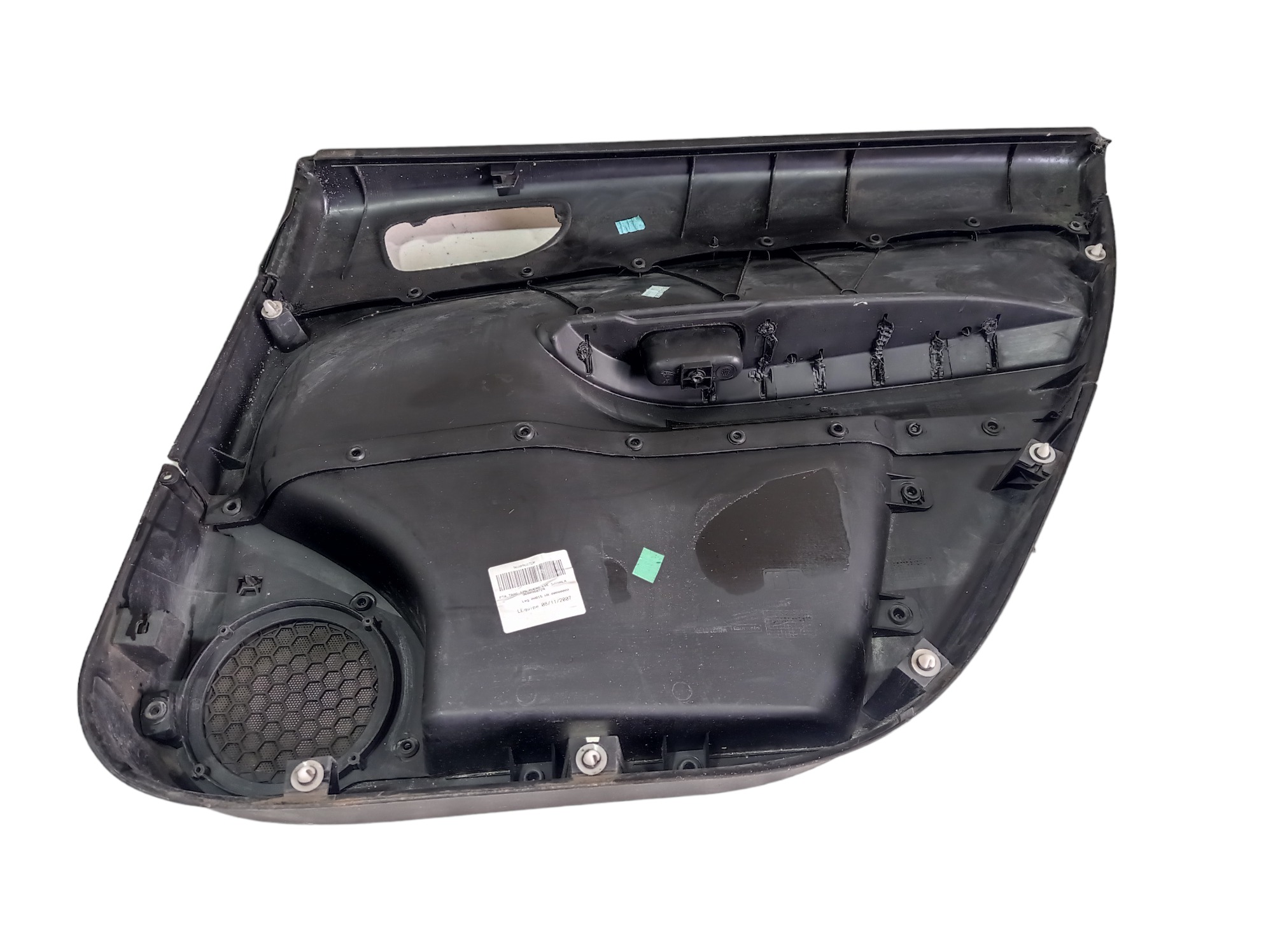 Forro De Porta Traseiro Esquerdo Peugeot 307 2008 V369 Preto Preto 8