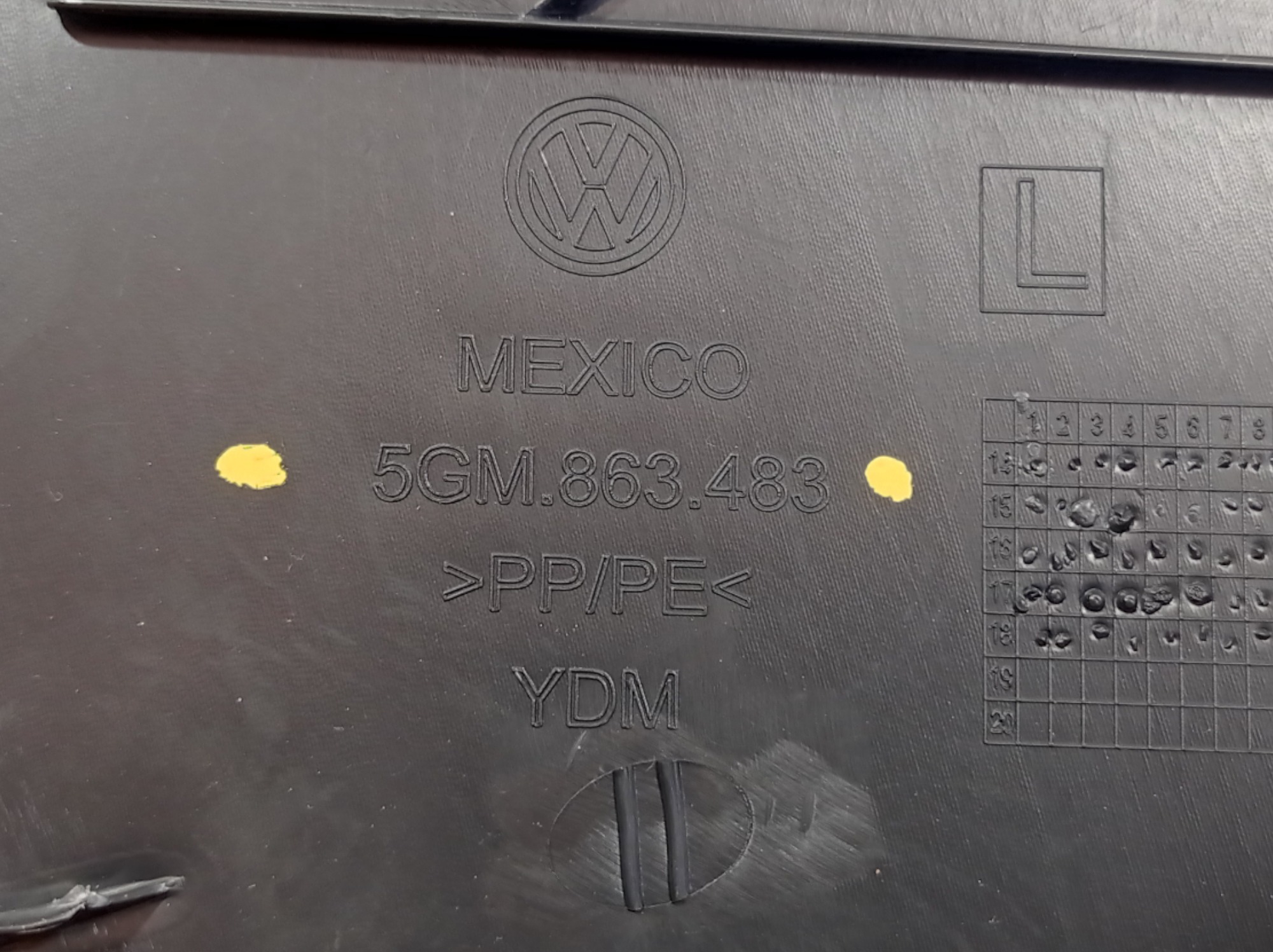 Acabamento Pé De Coluna Esquerda Vw Golf Gti 2019 V563 7