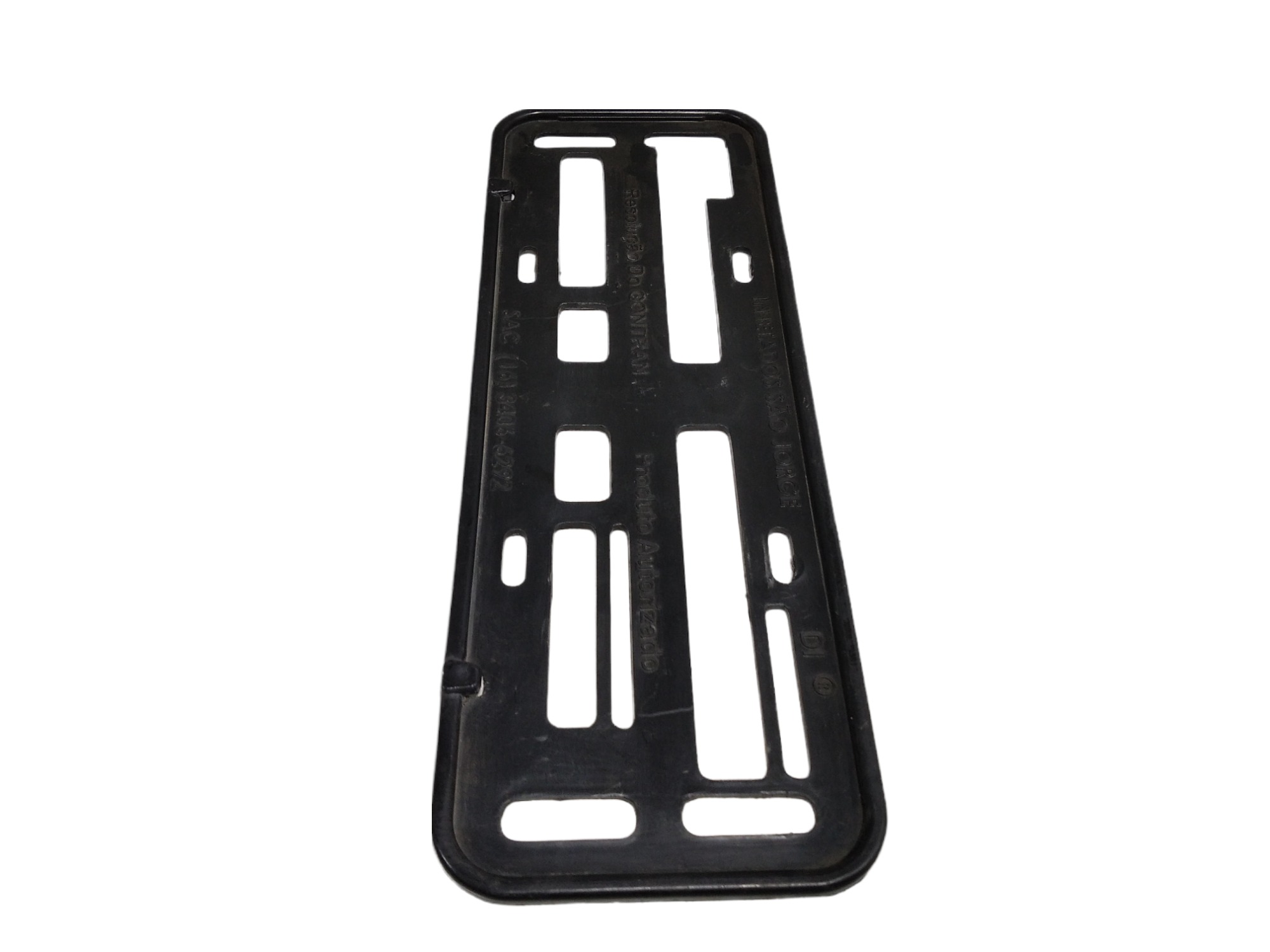 Suporte Placa Dianteira Mitsubishi Outlander 2015 V337 Preto 5