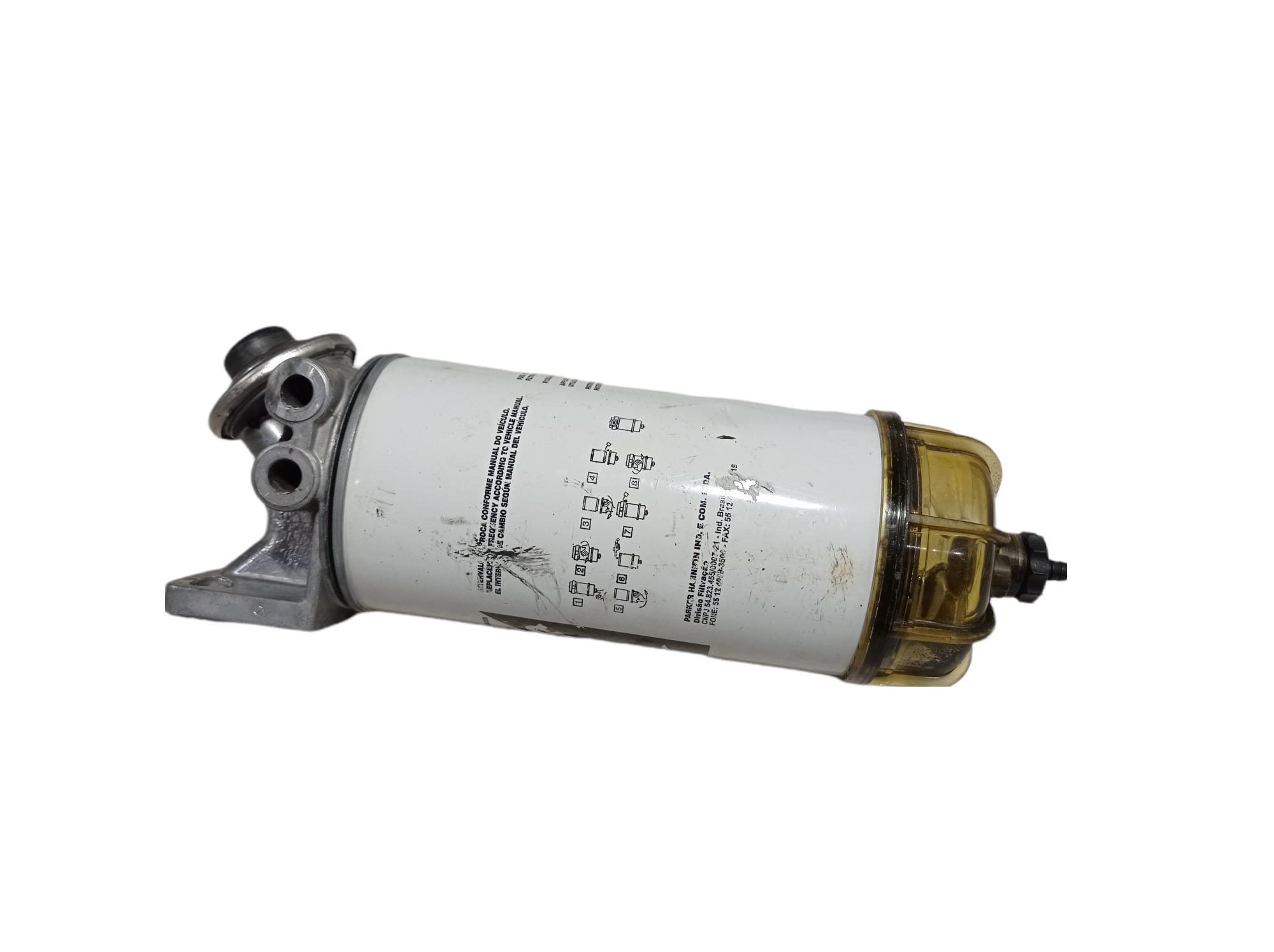 Suporte Filtro Oleo Combustivel Mercedes 915e Accelo V218 3