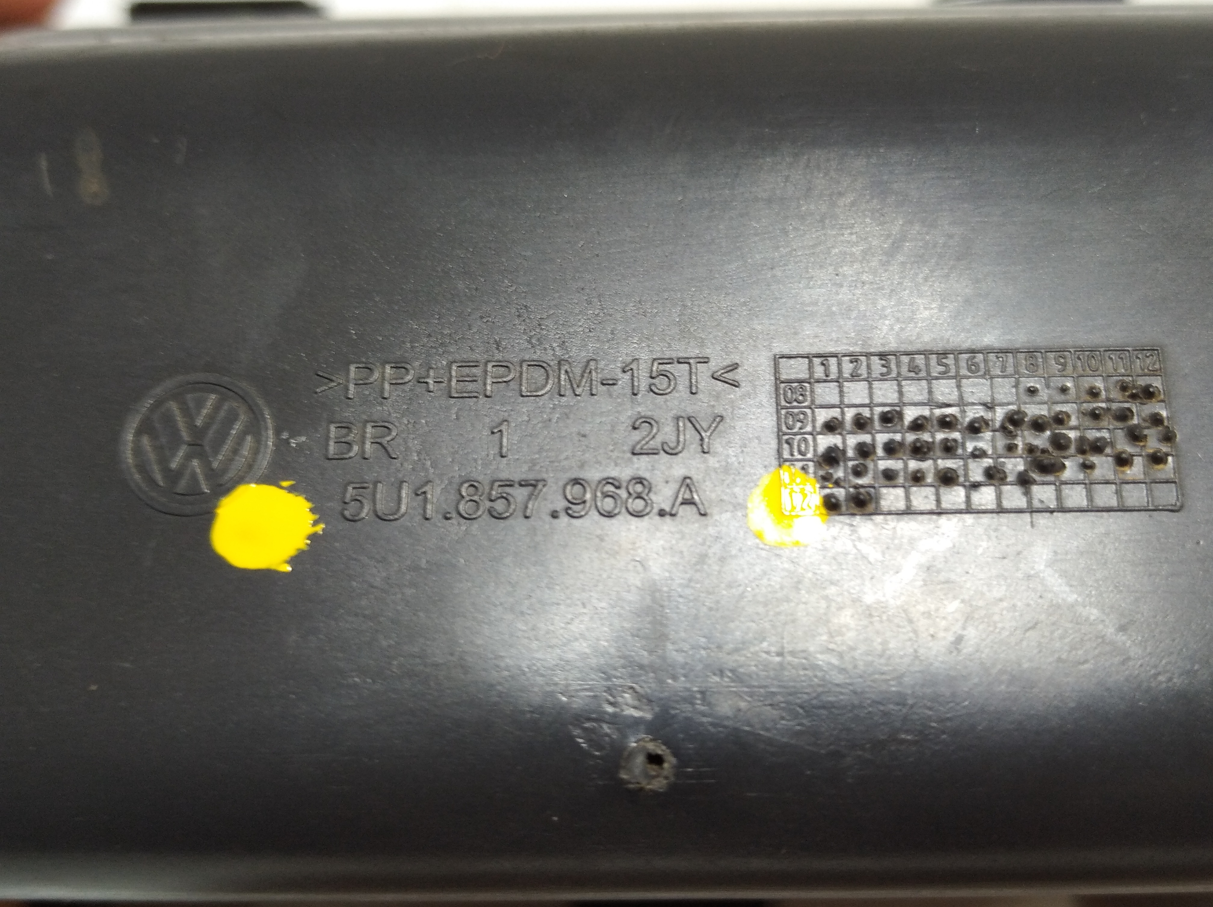 Porta Treco Painel Esquerdo Vw Saveiro 2012 5u1857968a V335 7