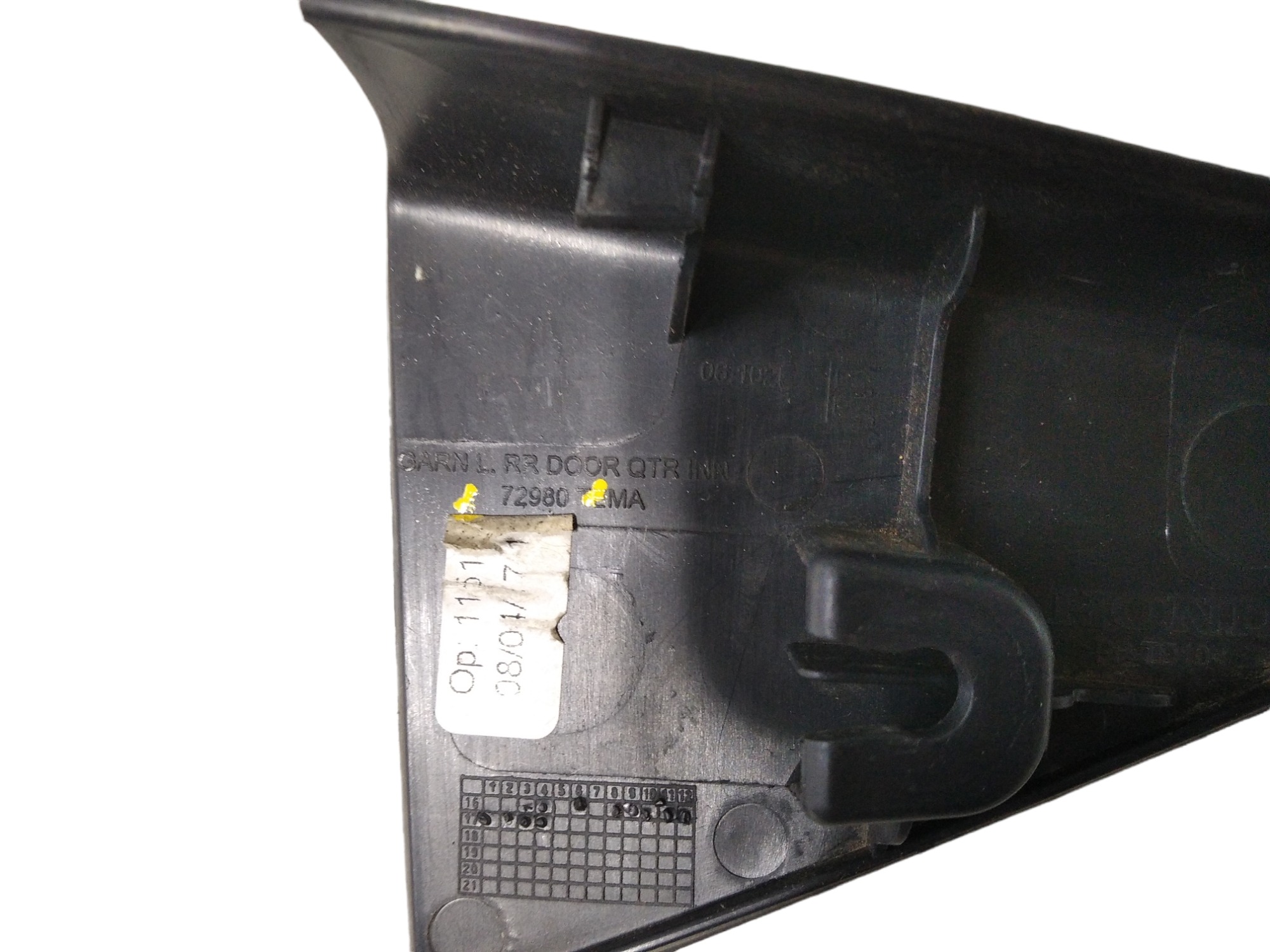 Acabamento Interno Vidro Traseiro Esquerdo Honda Civic 2017 6