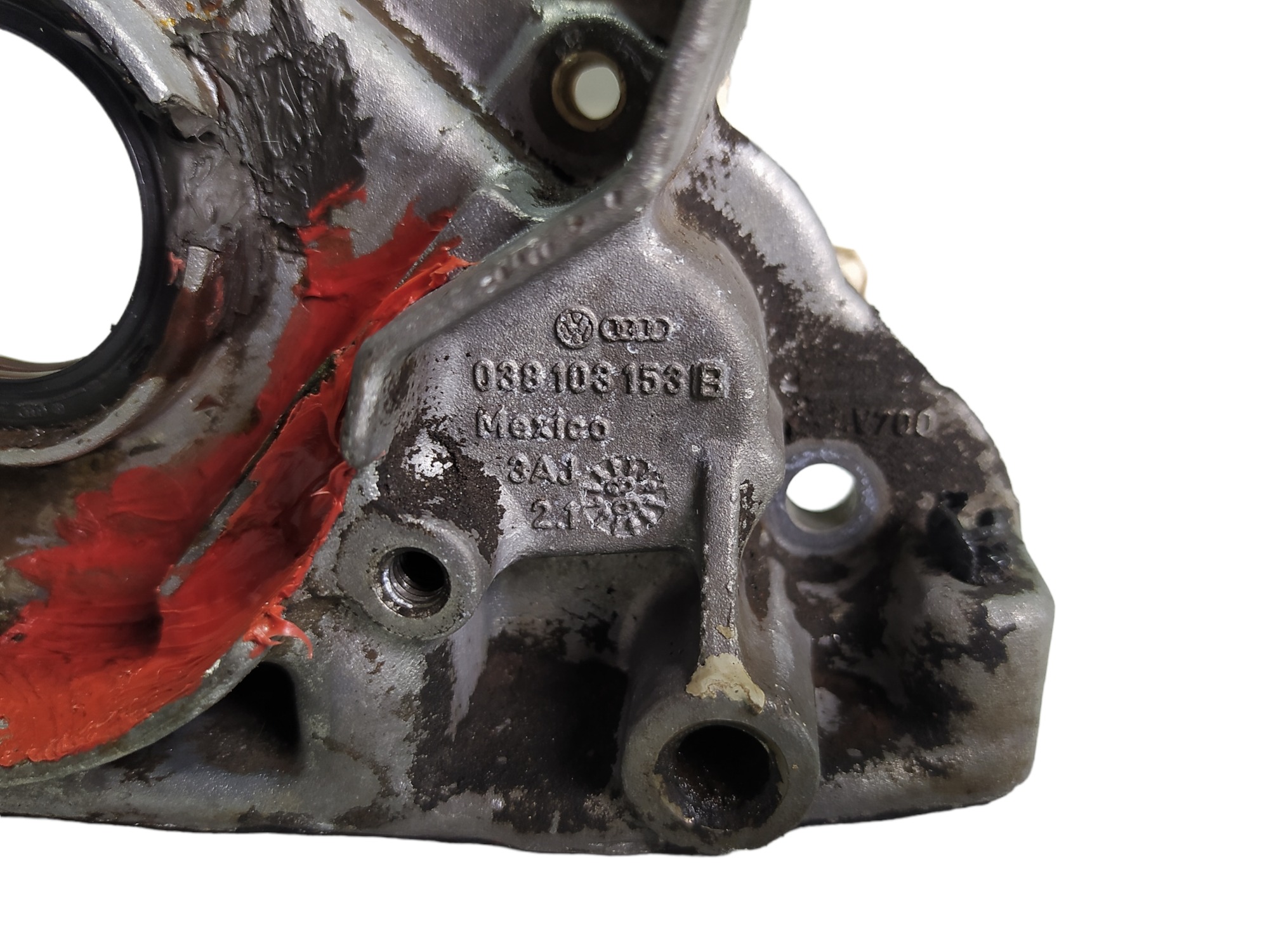 Flange Do Motor Vw Golf 2.0 2000 038103153b V478 6