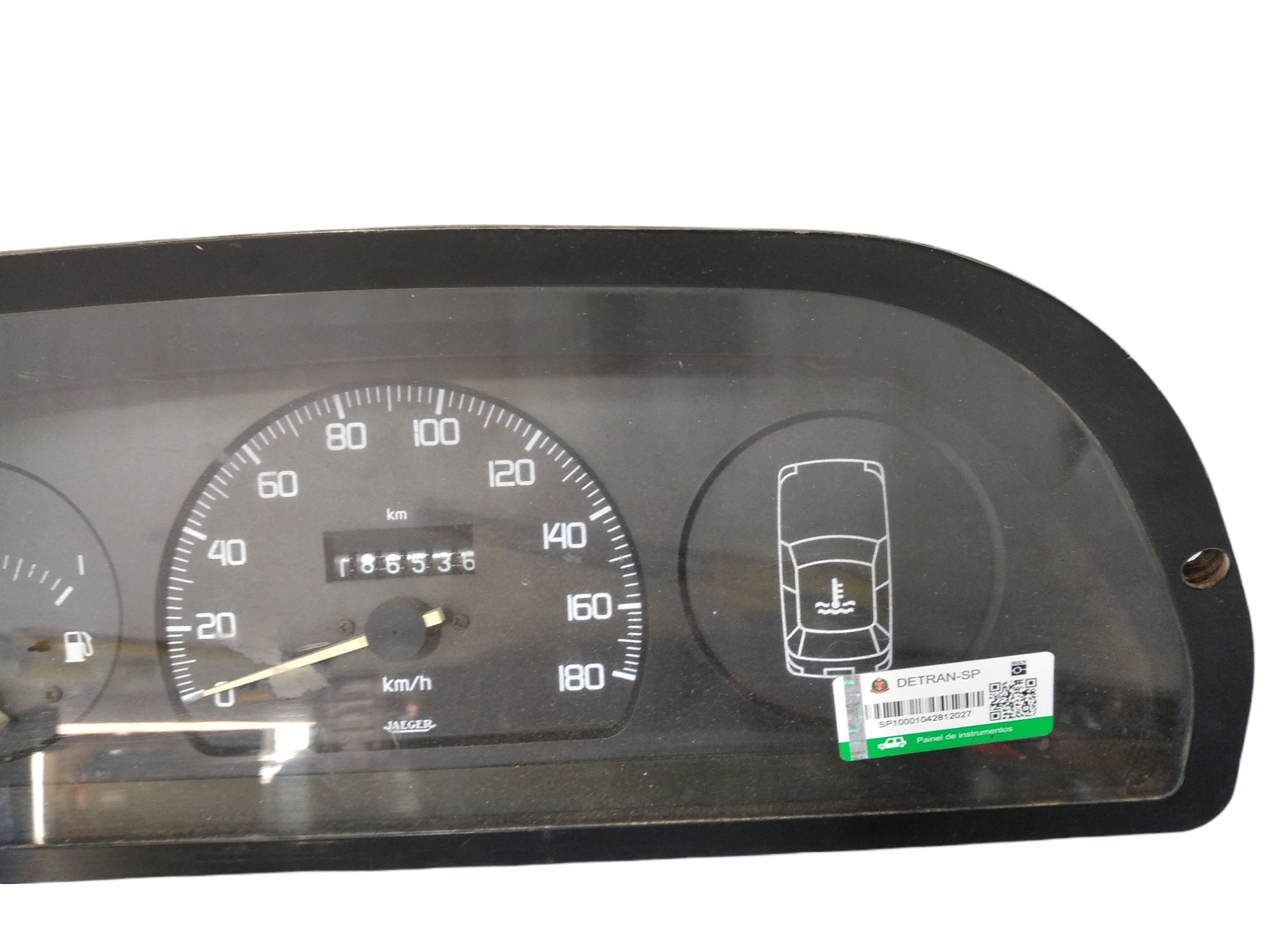 Painel De Instrumentos Fiat Fiorino 1996 51488001 D Preto 2