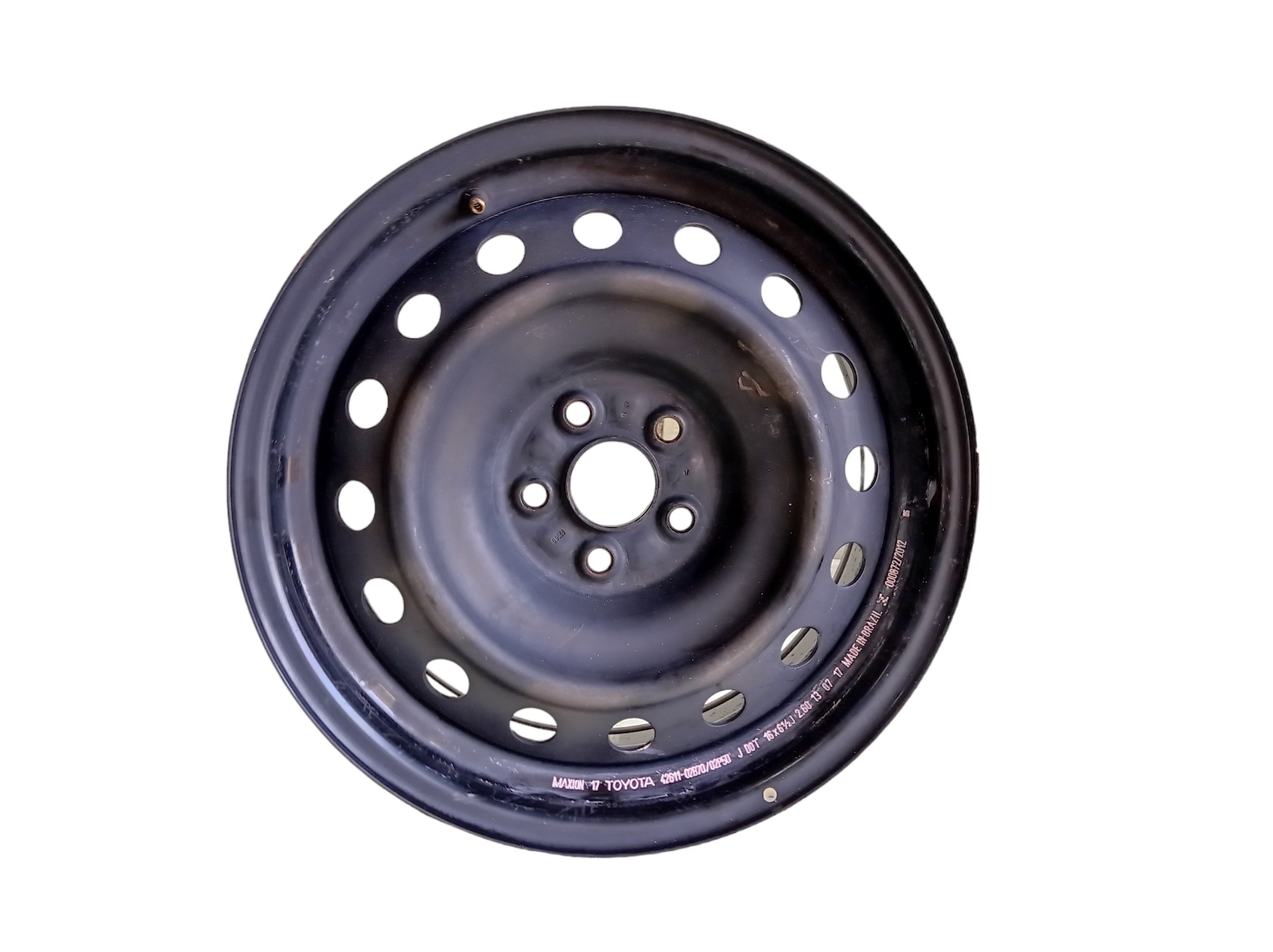 Roda Aro 16 Ferro 5×100 Toyota Corolla 2018 V336 4