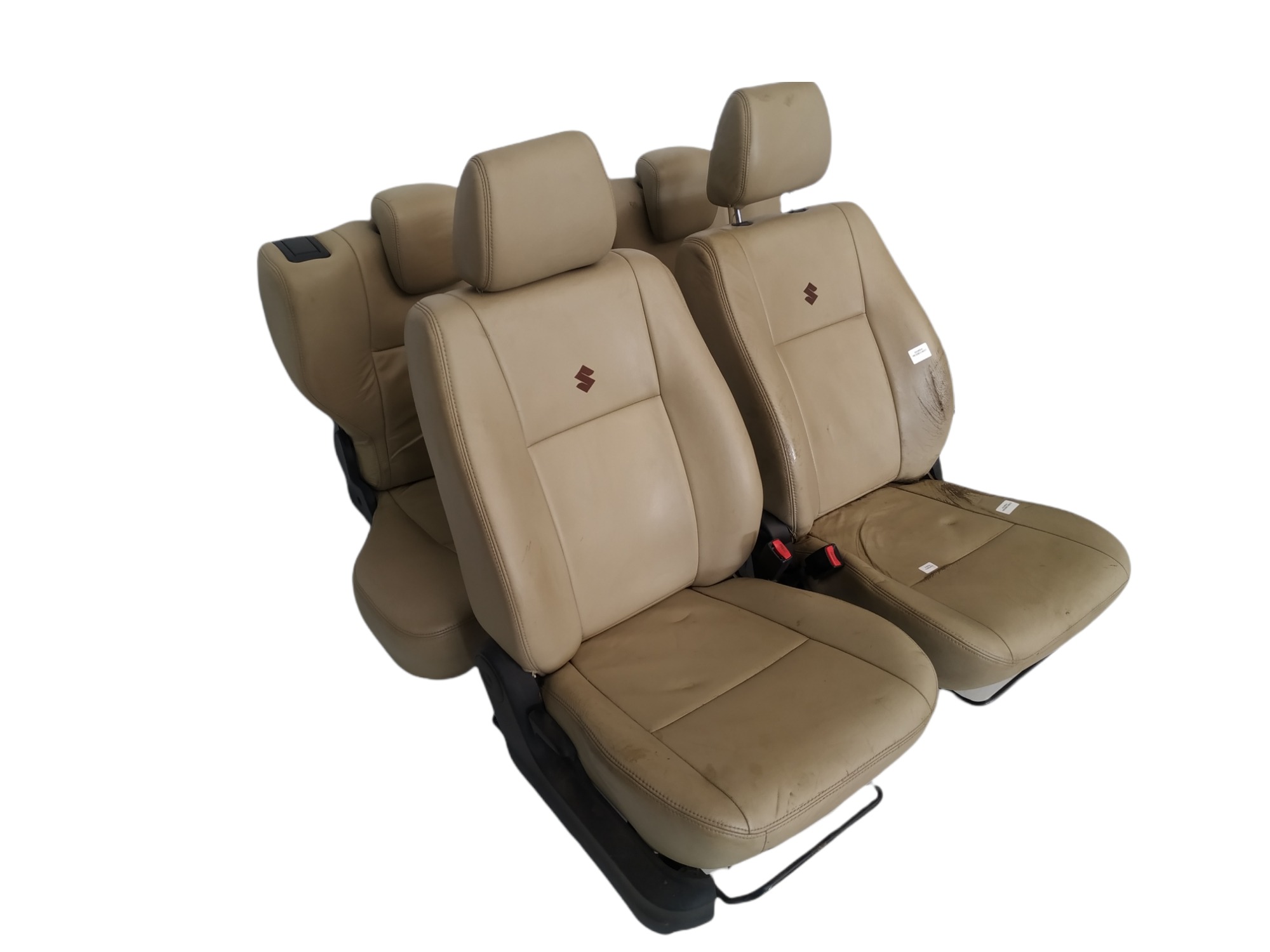 Par Banco Dianteiro Suzuki Grand Vitara 2012 2015 V376 Bege 2