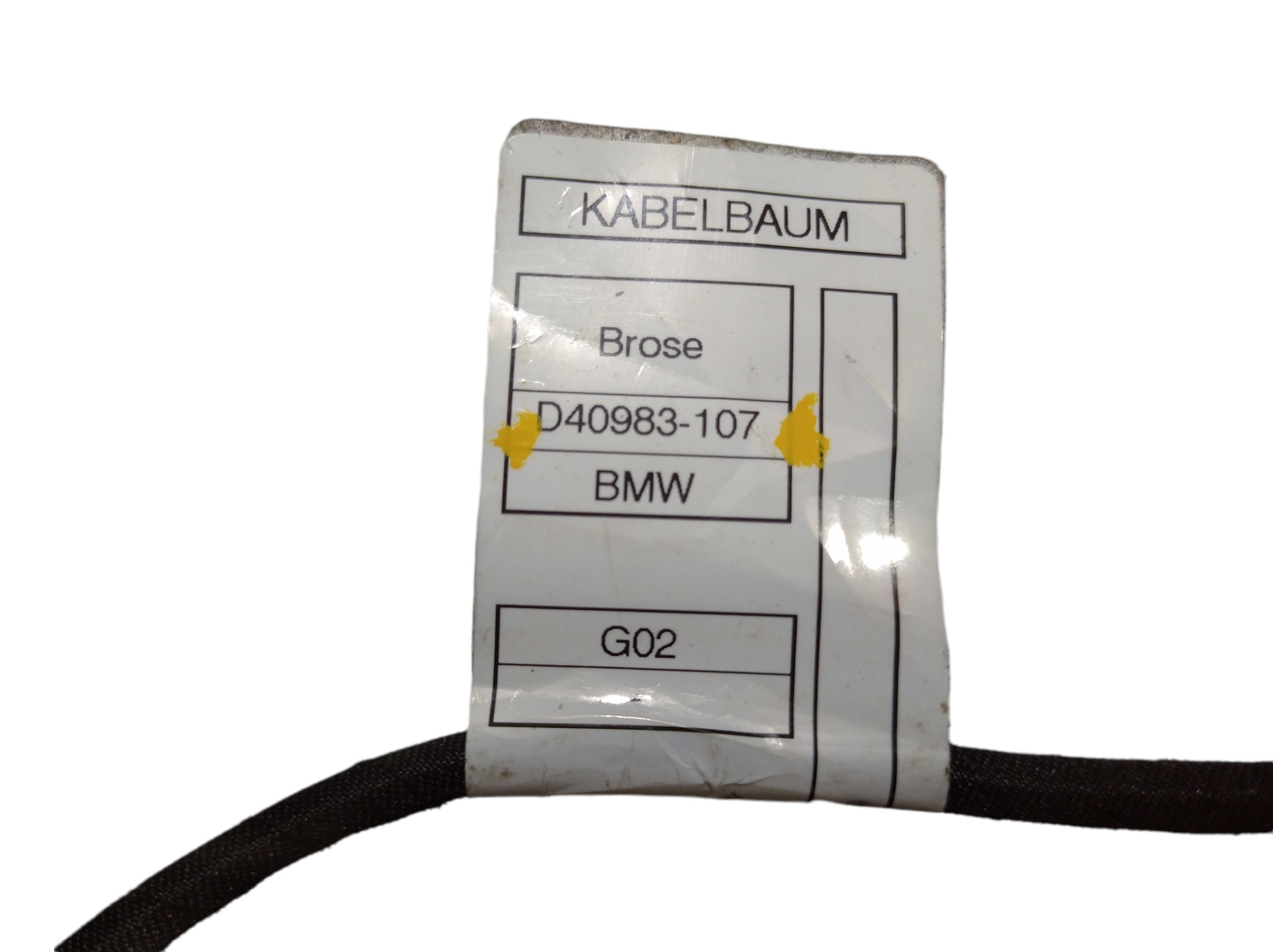 Chicote Trava Elétrica Porta Mala Bmw X4 2019 V350 D40983107 8
