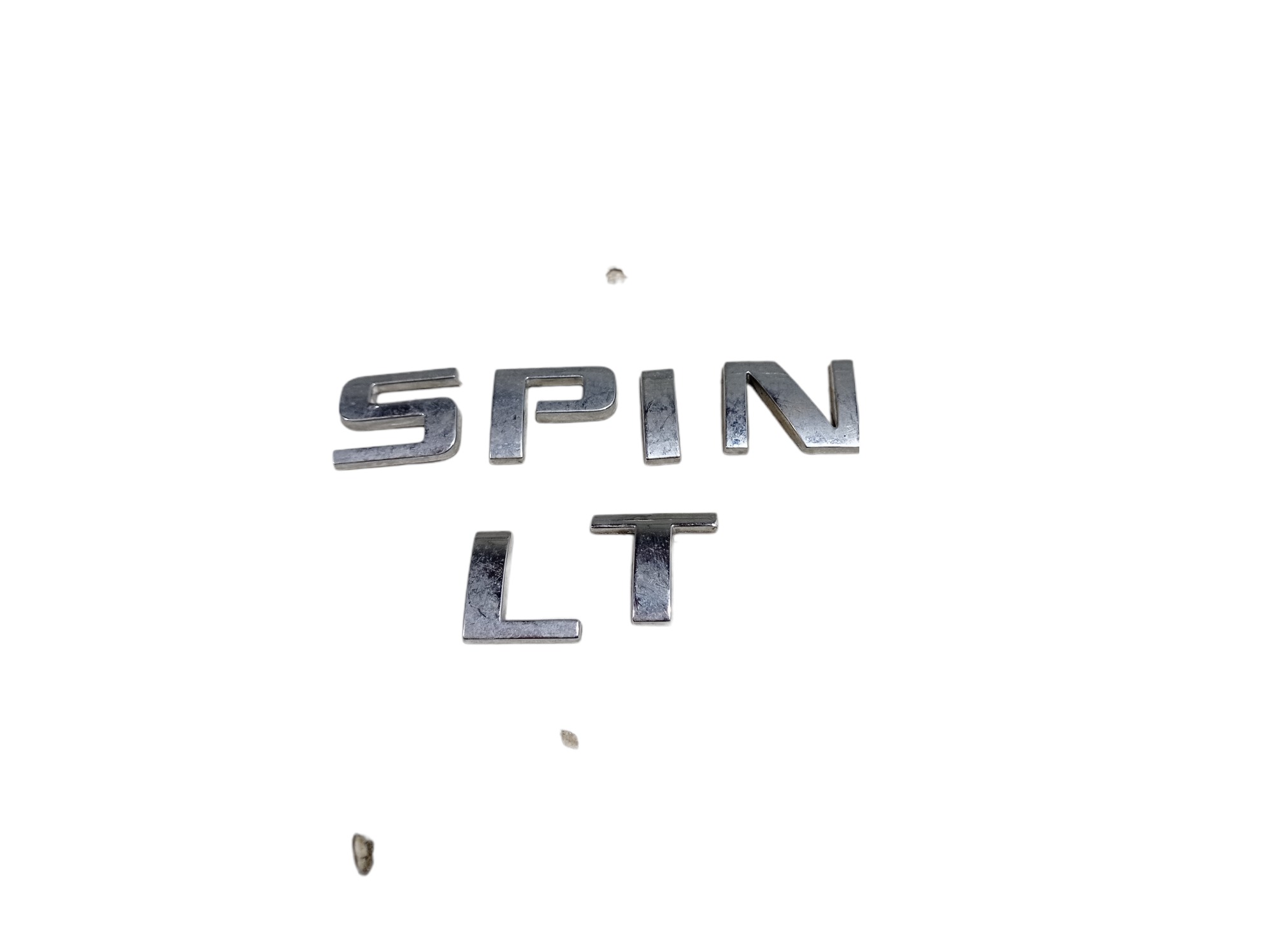 Emblema Tampa Traseira Gm Spin Lt 2013 V318 Prata 6