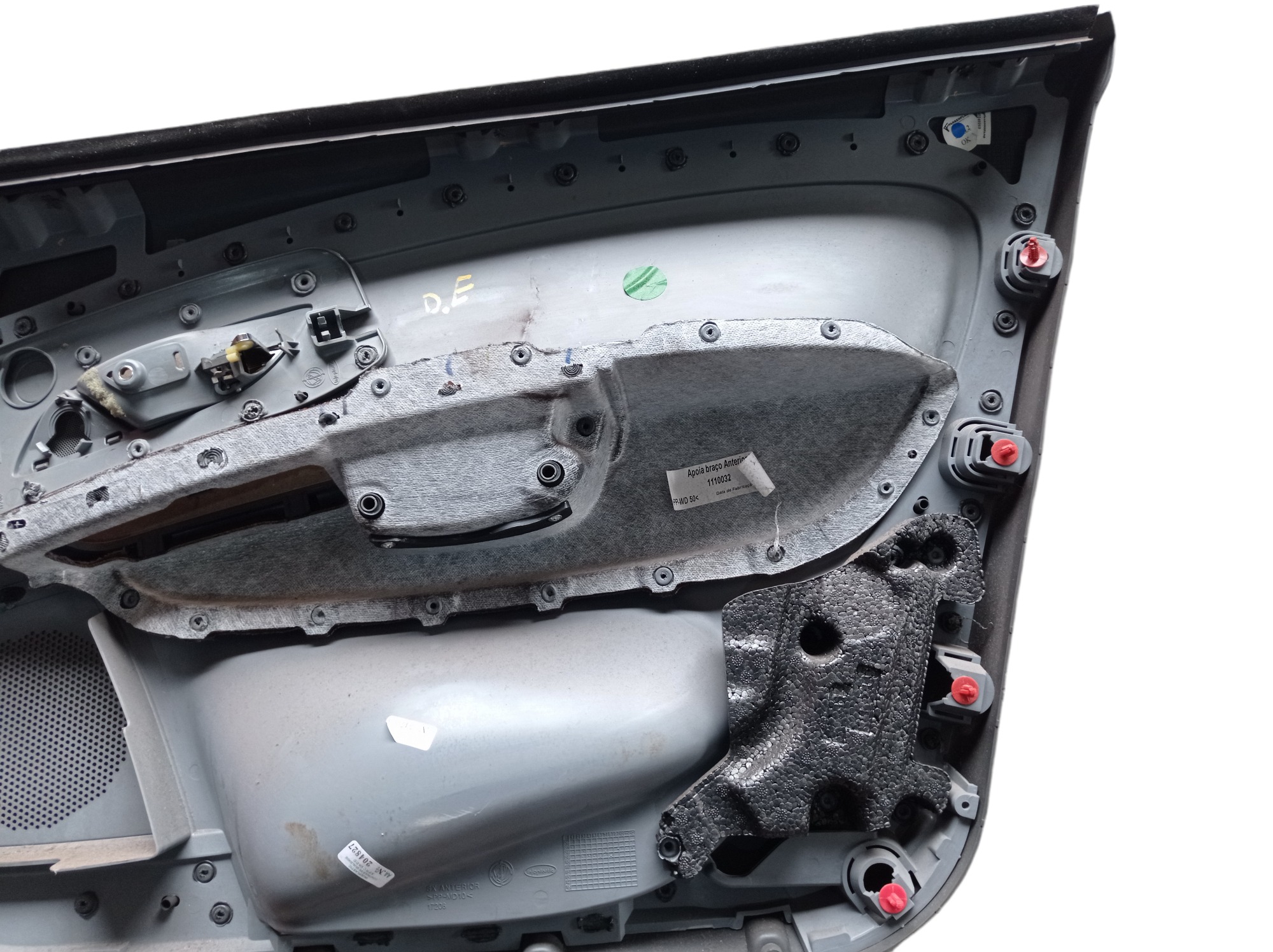 Forro Porta Dianteiro Esquerdo Fiat Linea 2009 2010 V433 Cinza 7
