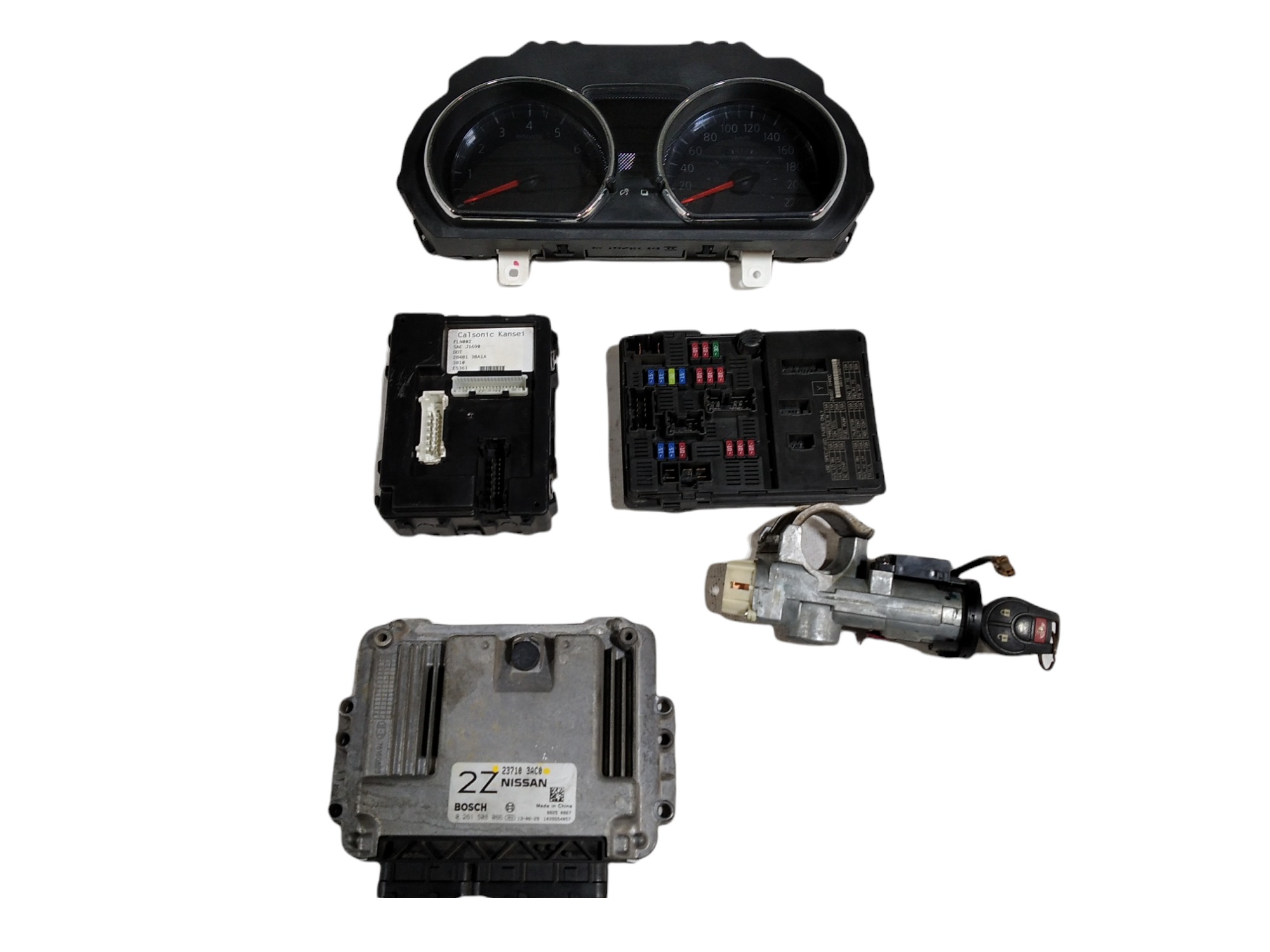 Kit Módulo Injeção Nissan Versa 1.6 Manual V298 237103ac0 2