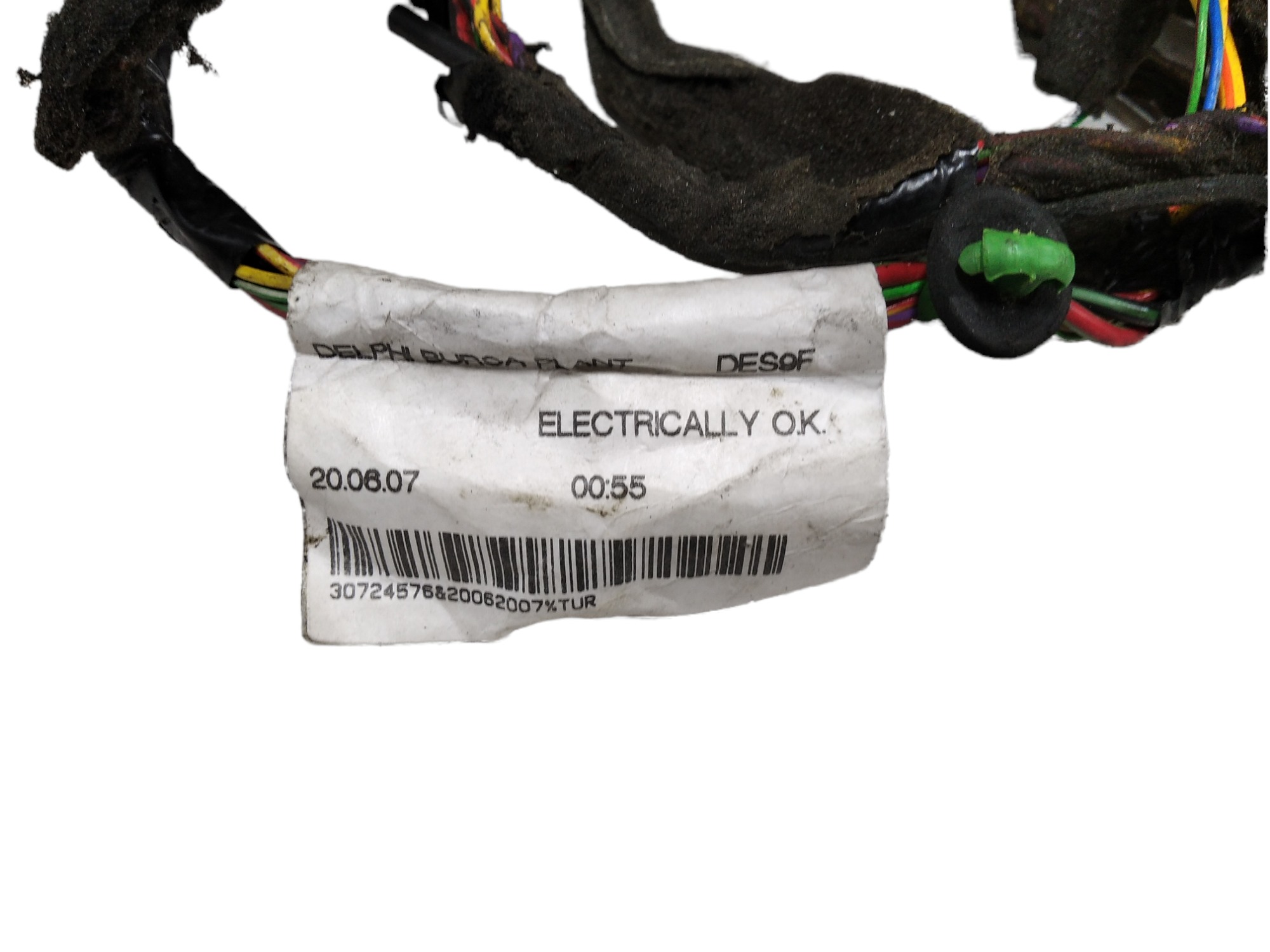 Chicote Porta Traseira Direita Volvo Xc70 2006 A 2007 V64 8
