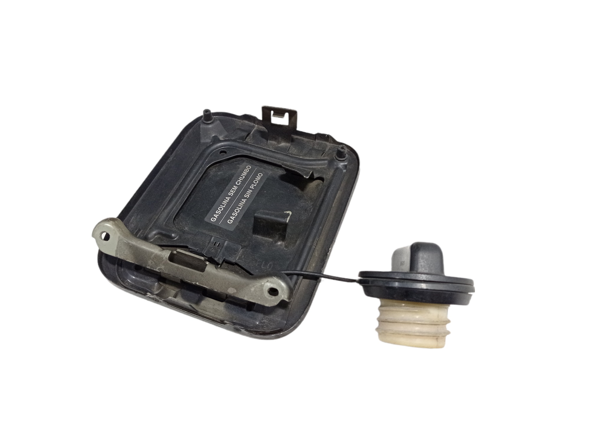 Portinhola Tanque Combustivel Nissan Tiida 2008 V59 Preto 2008 6
