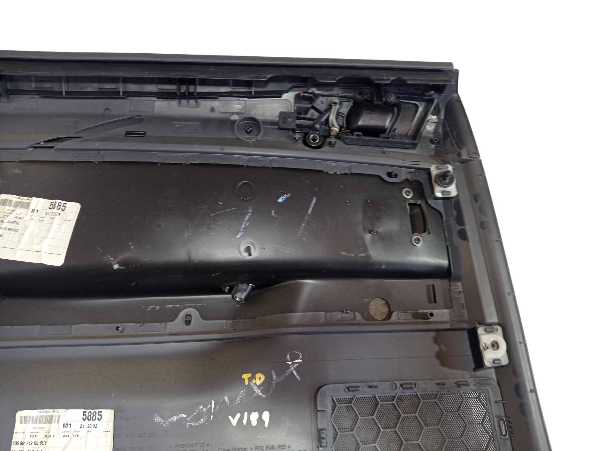 Forro Porta Traseiro Direito Vw Polo 2003 6q6867212 V189 8