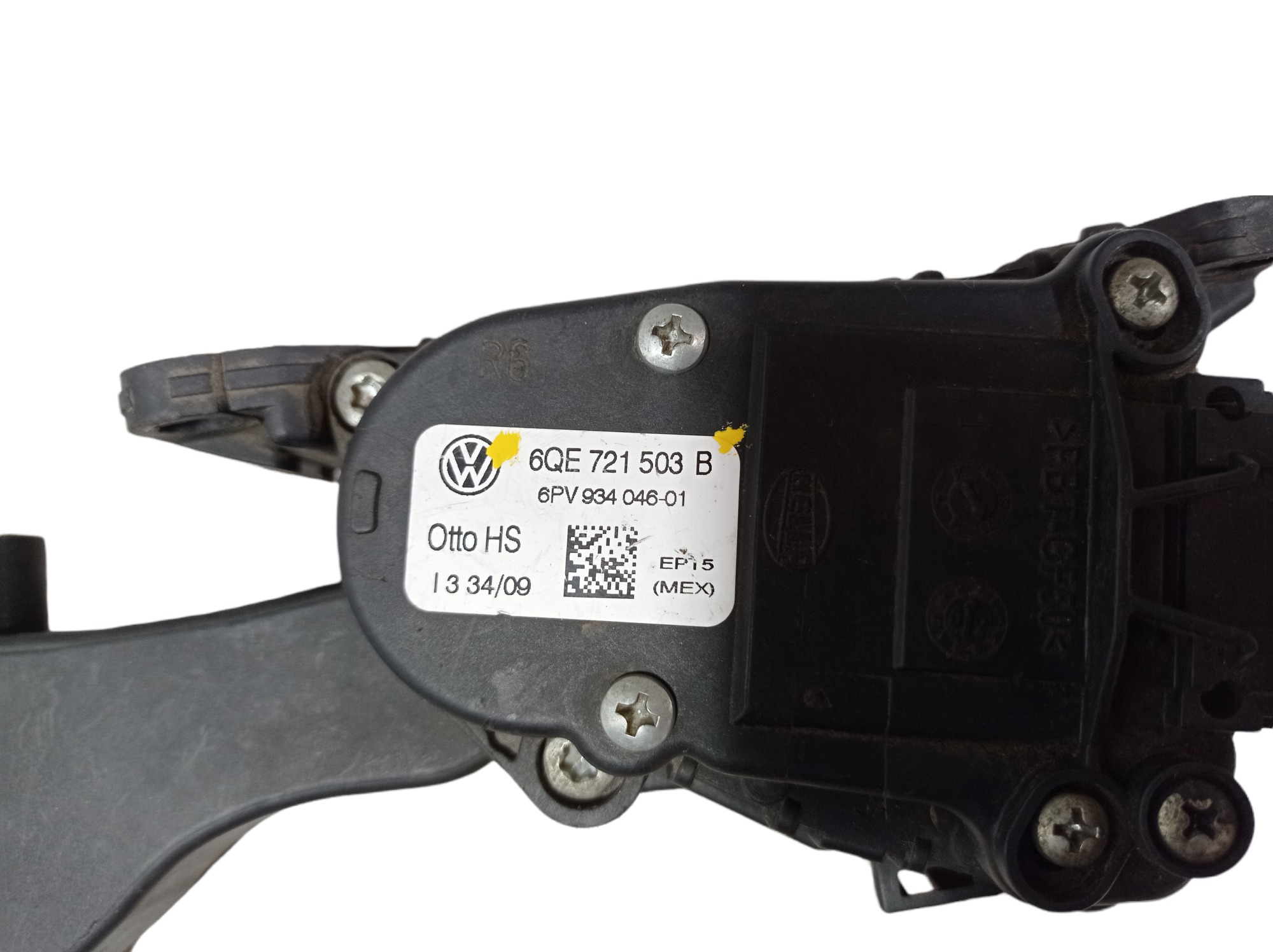 Pedal Acelerador Eletrônico Vw Gol Saveiro G5 G6 Polo D124 7