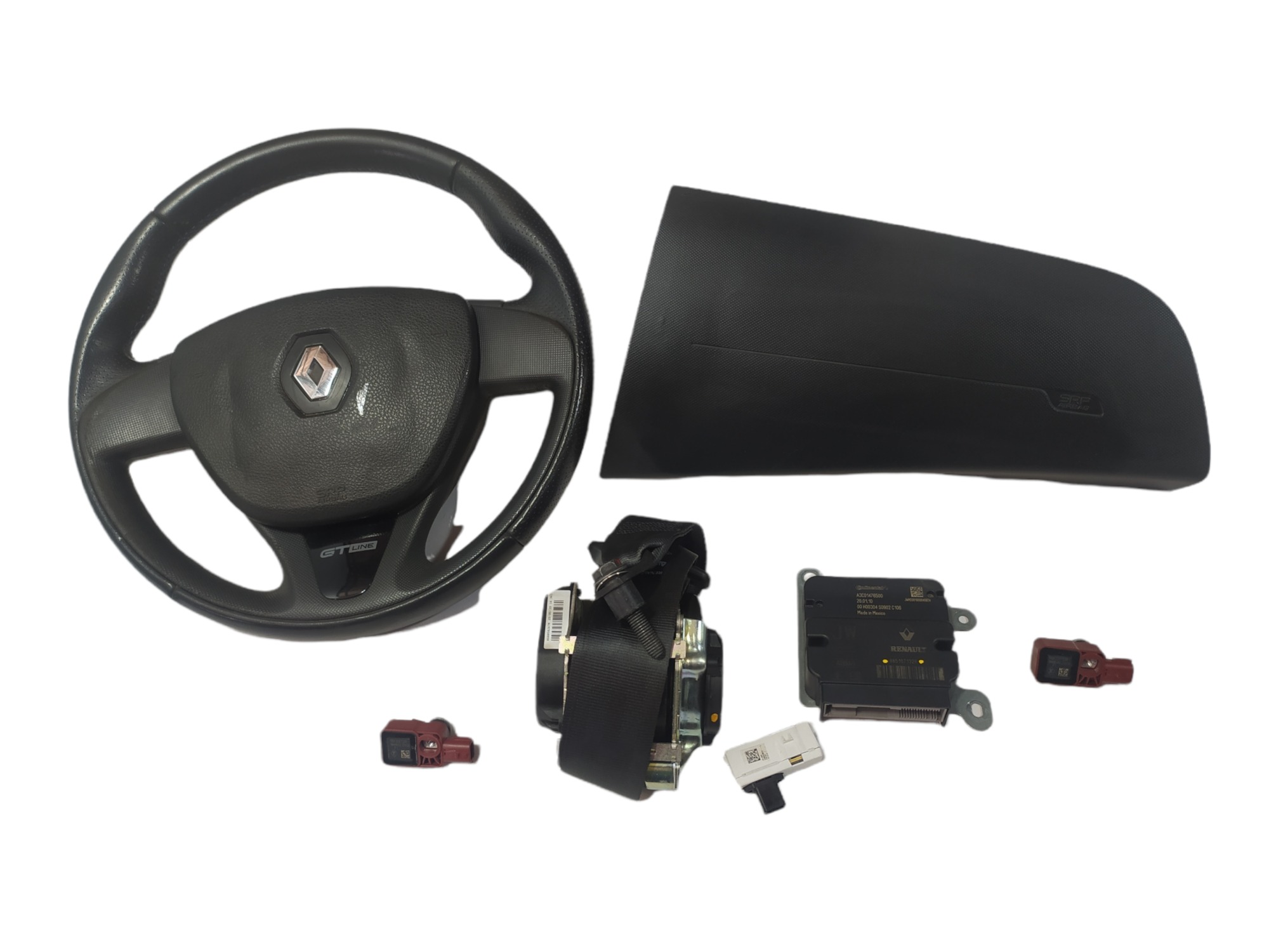 Volante Capa Painel Bolsa Renault Sandero 2017 A 2018 V339 Preto 4