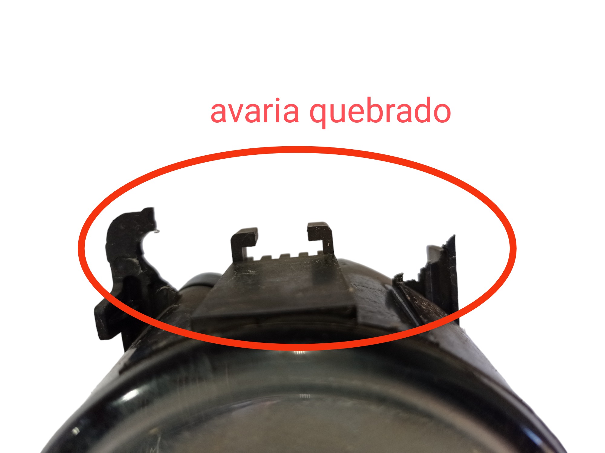 Farol Milha Esquerdo Mitsubishi Asx Cvt 2.0 2014 V574 Transparente 6
