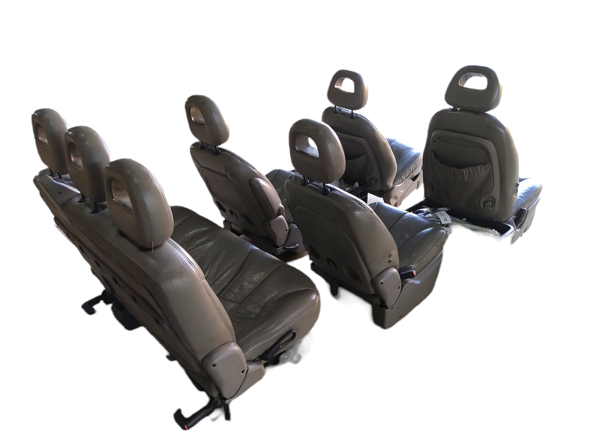Jogo Banco Chrysler Grand Caravan 2003 V458 Cinza 7