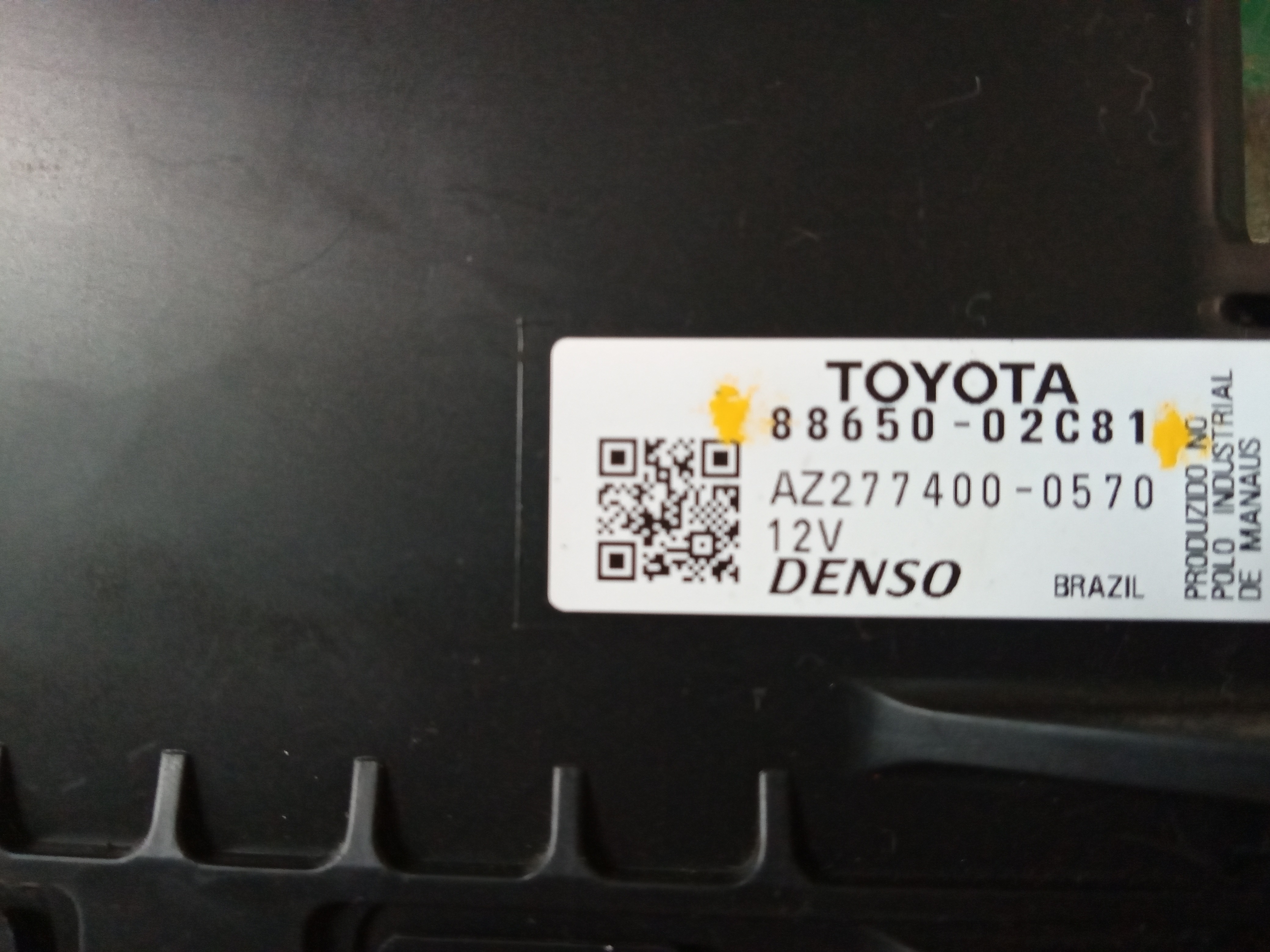 Módulo Ar Condicionado Digital Toyota Corolla 2.0 2016 V372 2