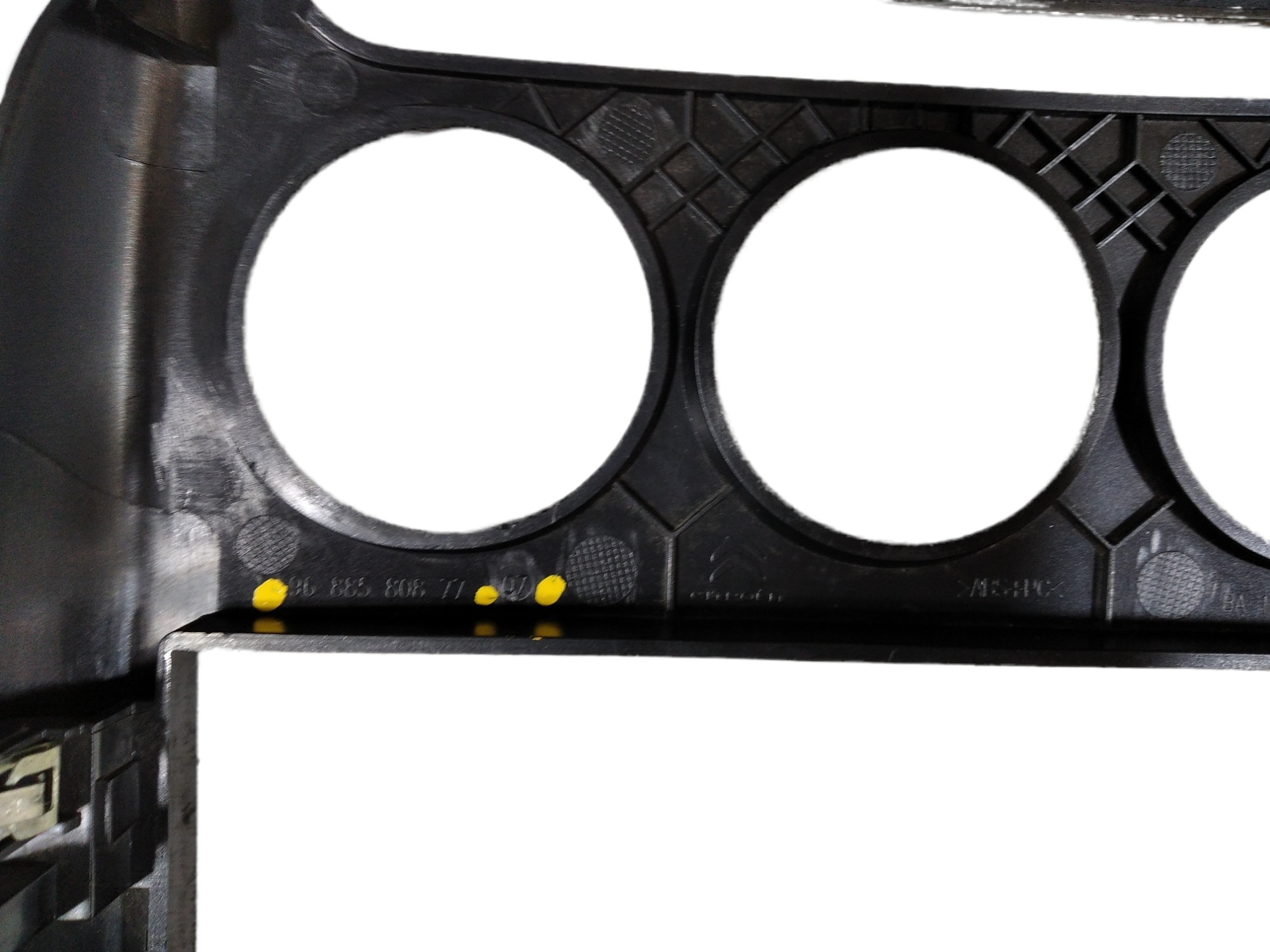 Moldura Central Painel Interno Citroen Aircross 2011 V205 8