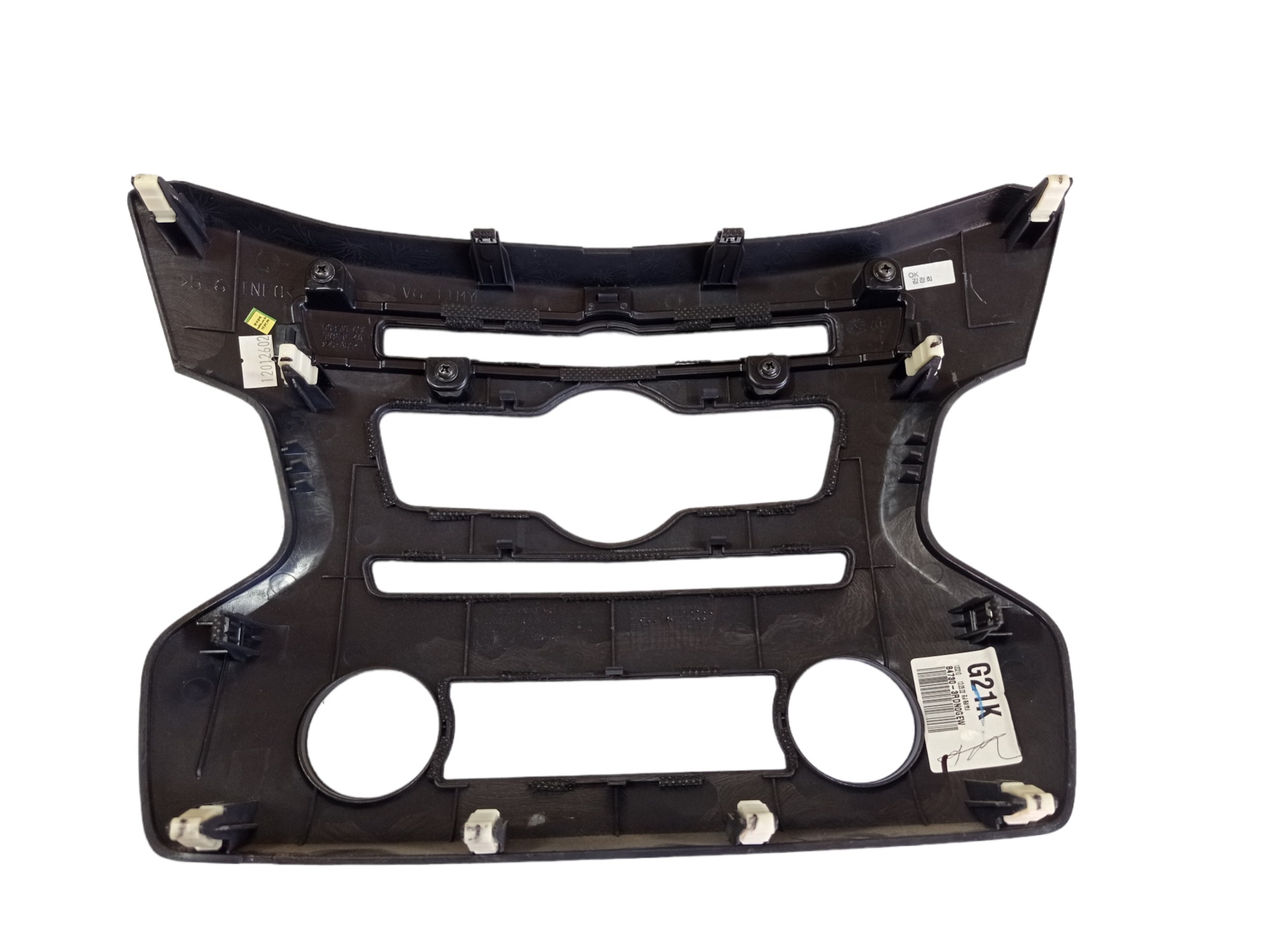 Moldura Central Painel Rádio Kia Cadenza 2013 V547 4
