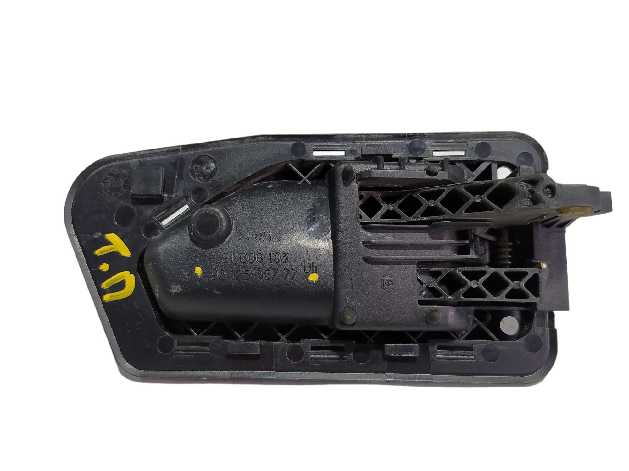 Maçaneta Inter Traseira Direita Peugeot 306 1994 A 2000 V404 Preto 6