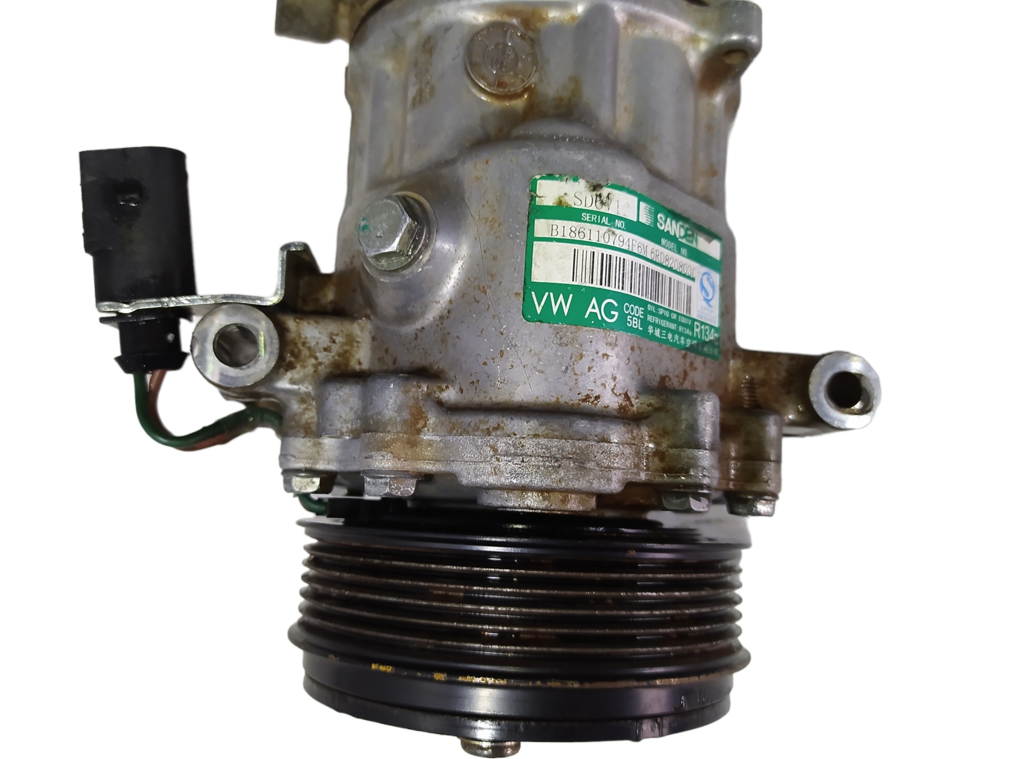 Compressor Ar Condicionado Vw Saveiro Cross 1.6 2020 V467 3