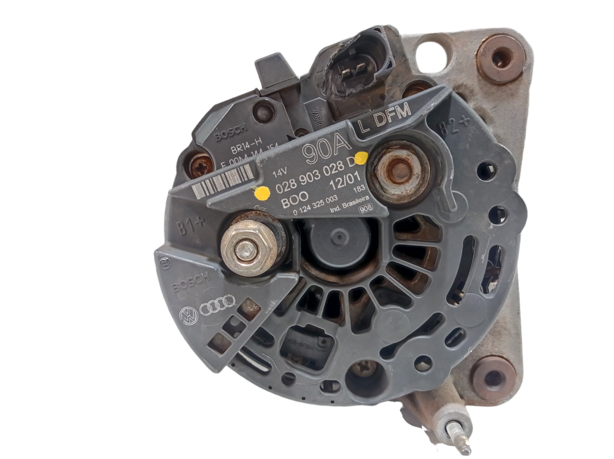 Alternador Vw Golf 2001 2.0 V454 028903028d 2