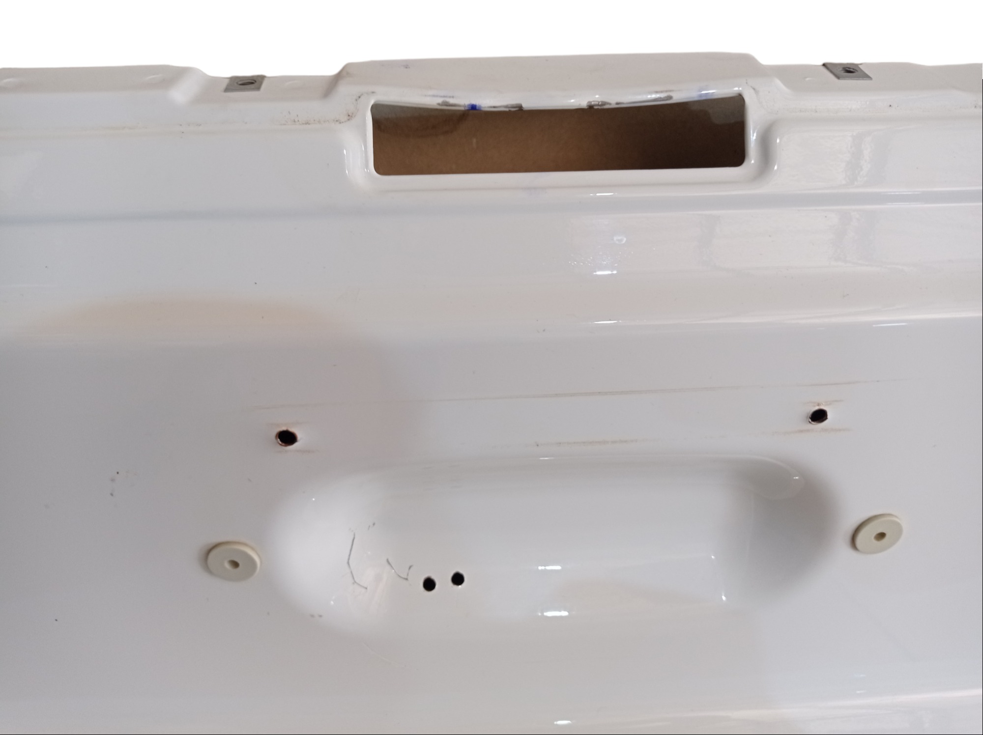 Tampa Traseira Inferior Range Rover Vogue 2011 V546 Branco 1