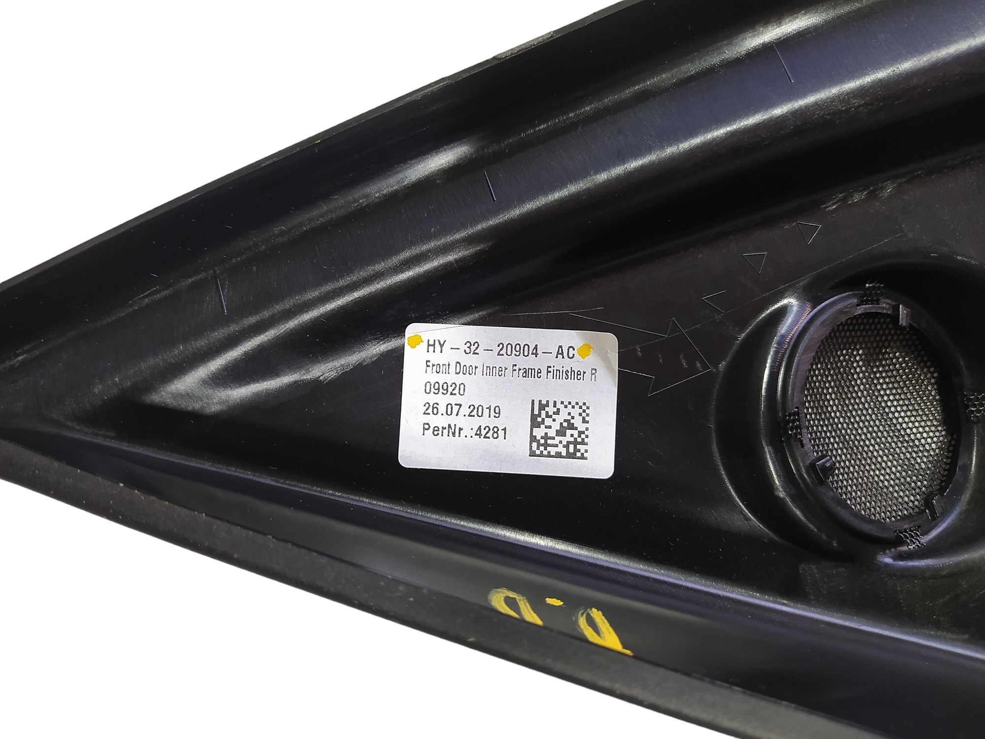 Moldura Interna Janela Dianteira Direita Discovery 5 V562 Preto 9