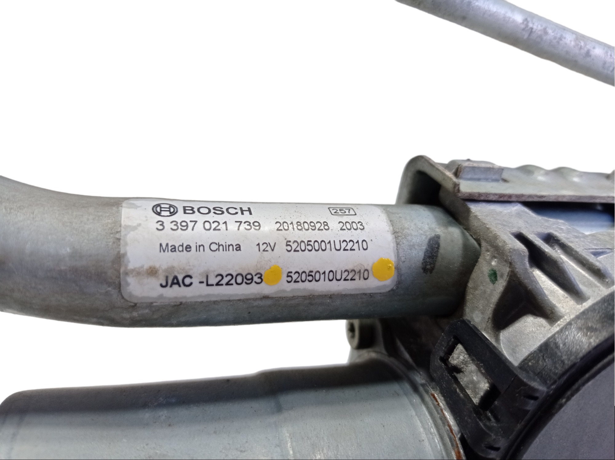 Motor Limpador Dianteiro Jac T50 2017 A 2021 V489 6