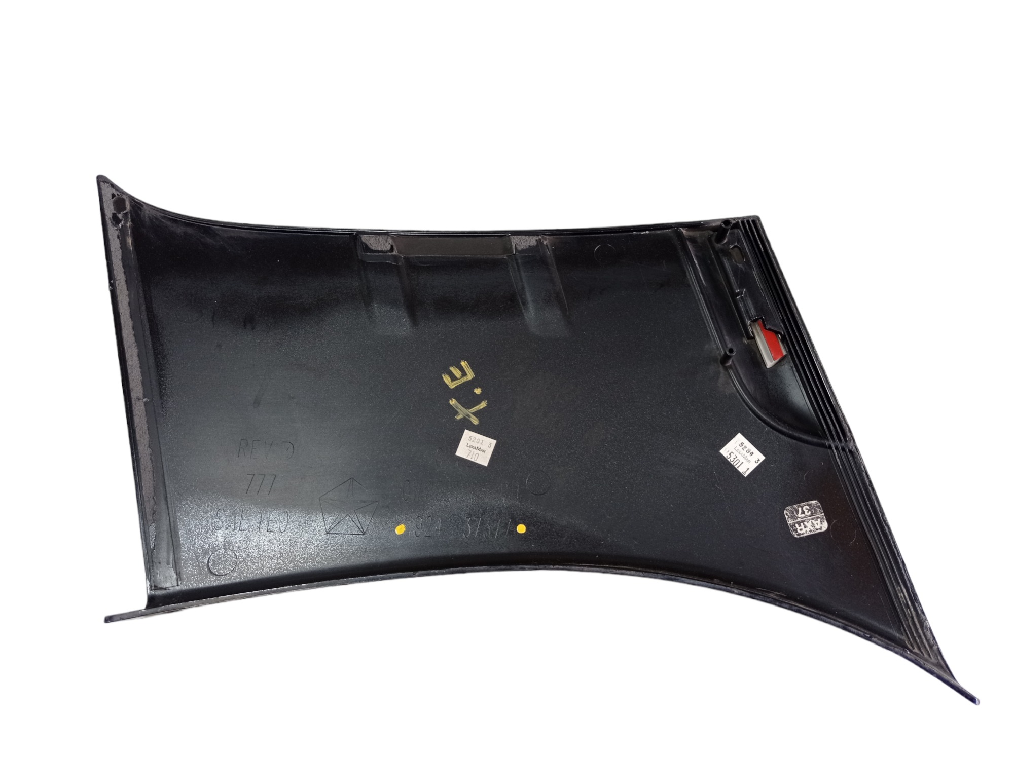 Friso Traseiro Esquerdo Chrysler Grand Caravan 2006 V487  Preto 4