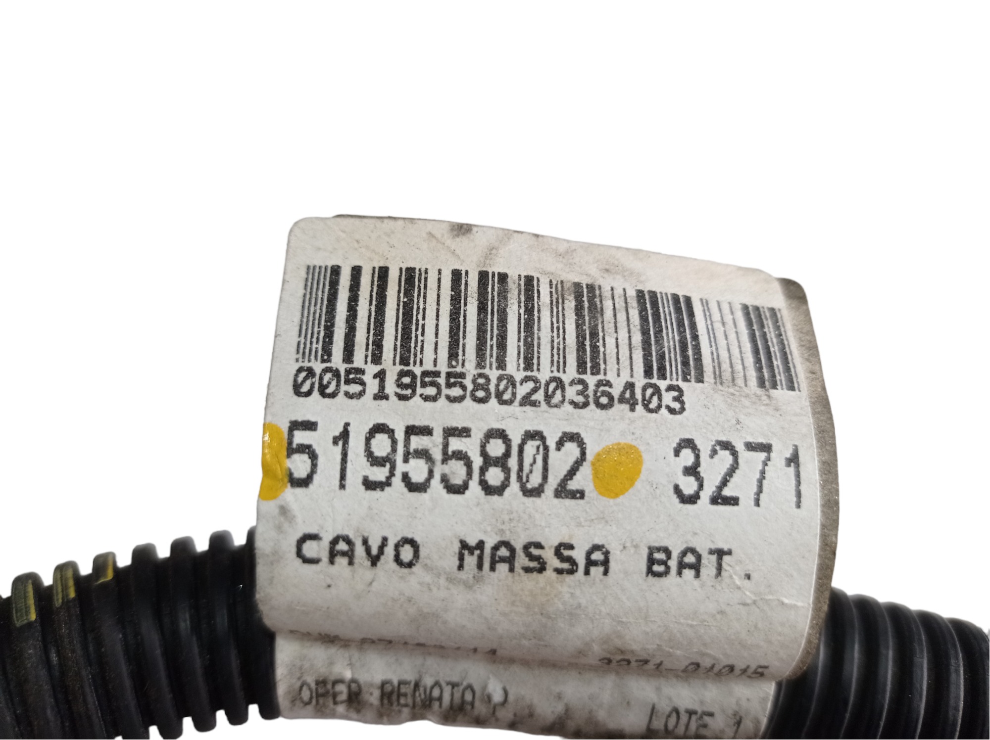 Cabo Polo Negativo Bateria Fiat Mobi Way On 2016 2025 V438 6