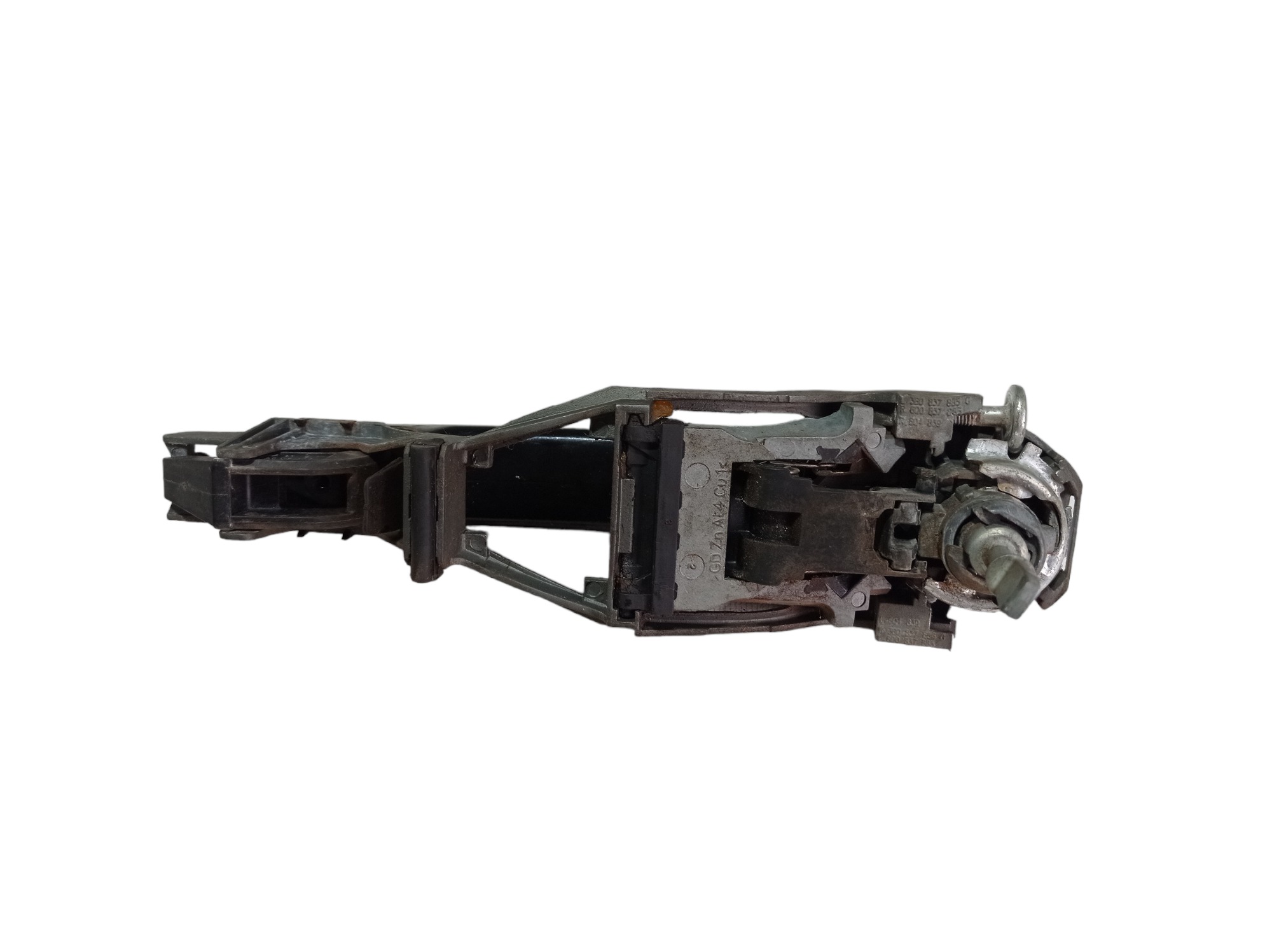 Maçaneta Externa Porta Dianteira Esquerda Vw Golf 08 V584 Preto Dianteira 6