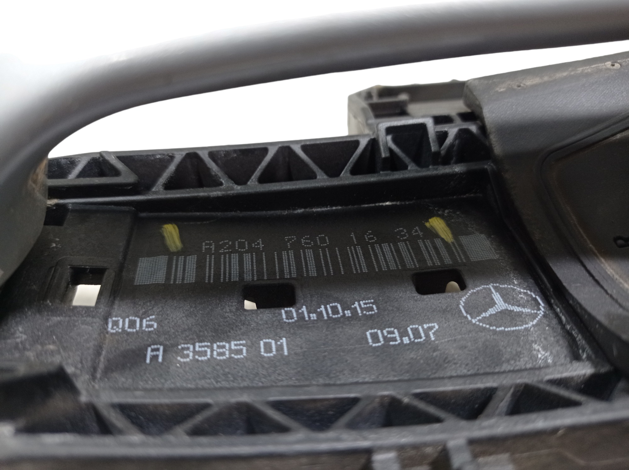 Maçaneta Ext Porta Traseira Direita Mercedes Gla200 16 V568 Prateado 4