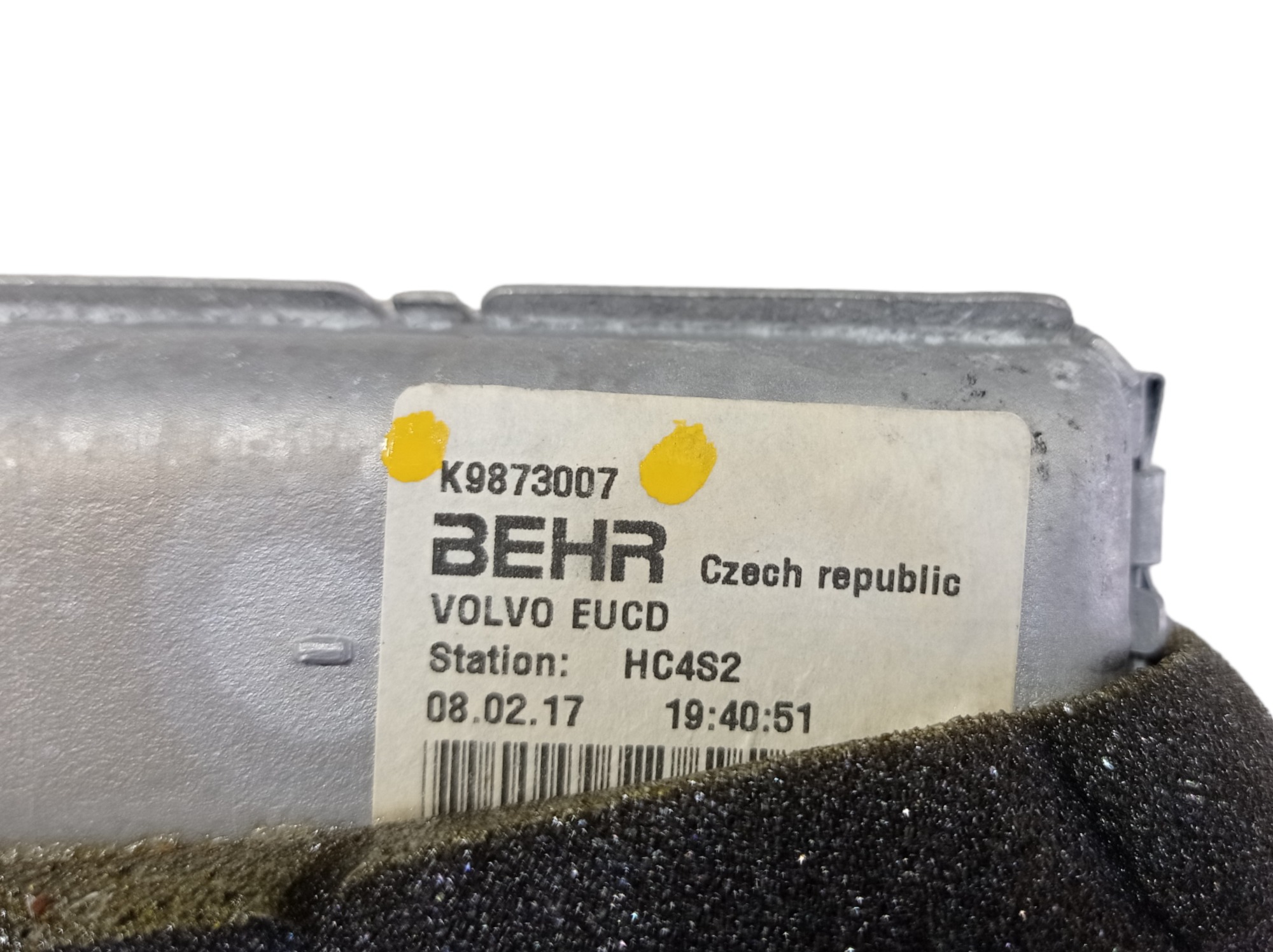 Radiador Ar Quente Range Rover Evoque 2017 K9873007 V548 7