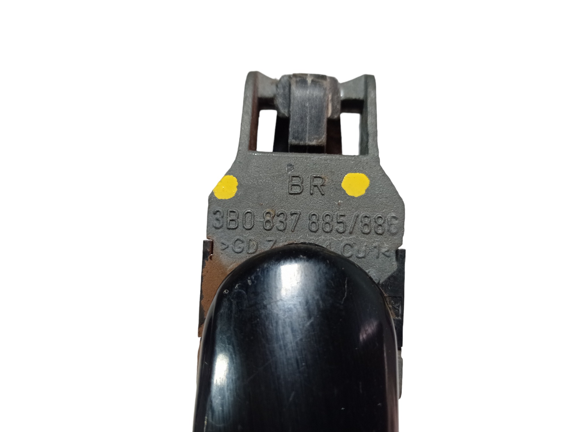 Maçaneta Externa Porta Dianteira Esquerda Vw Golf 08 V584 Preto Dianteira 8