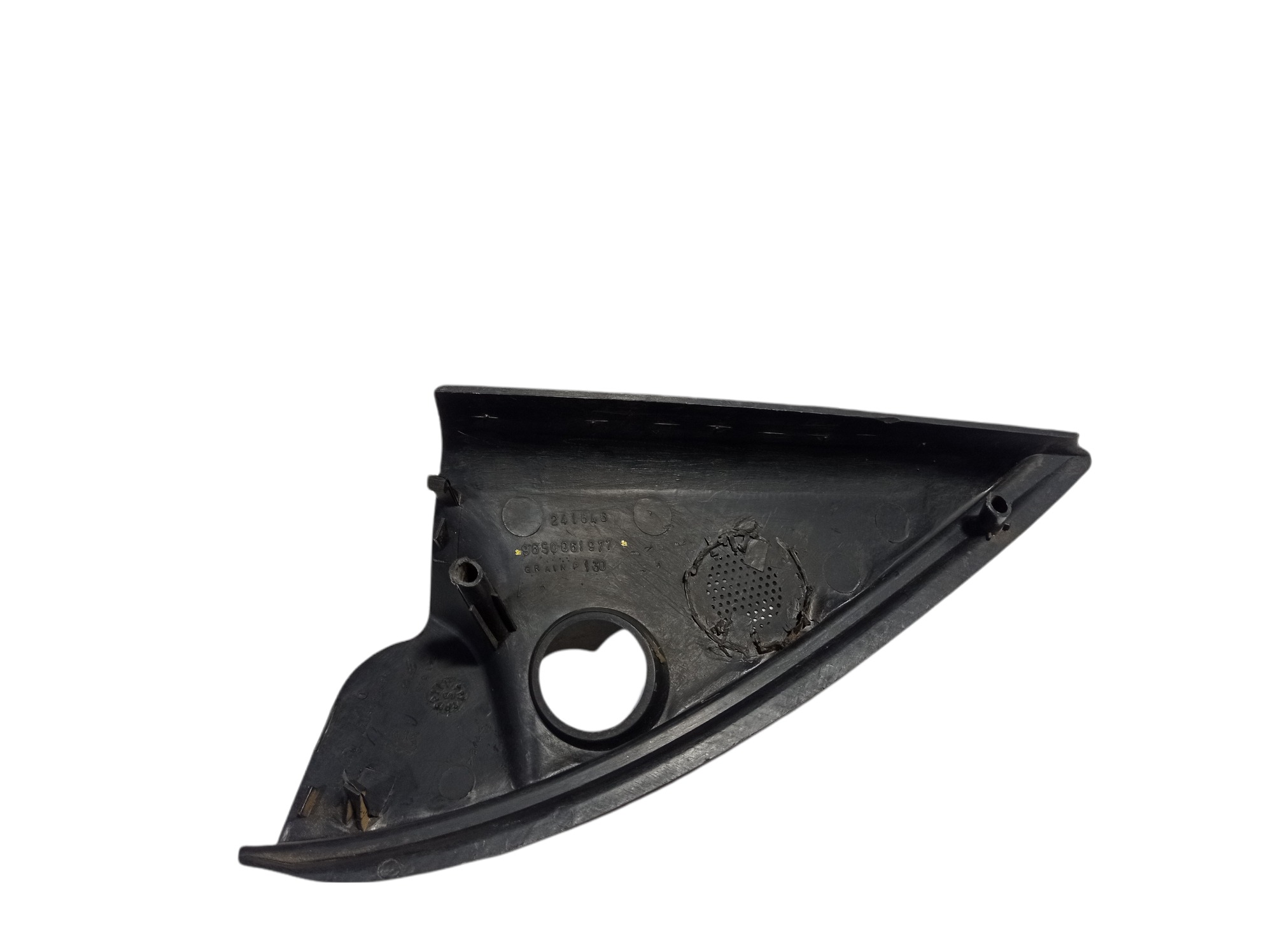 Moldura Interna Retrovisor Direito Peugeot 206 9650061977 2p Preto 1