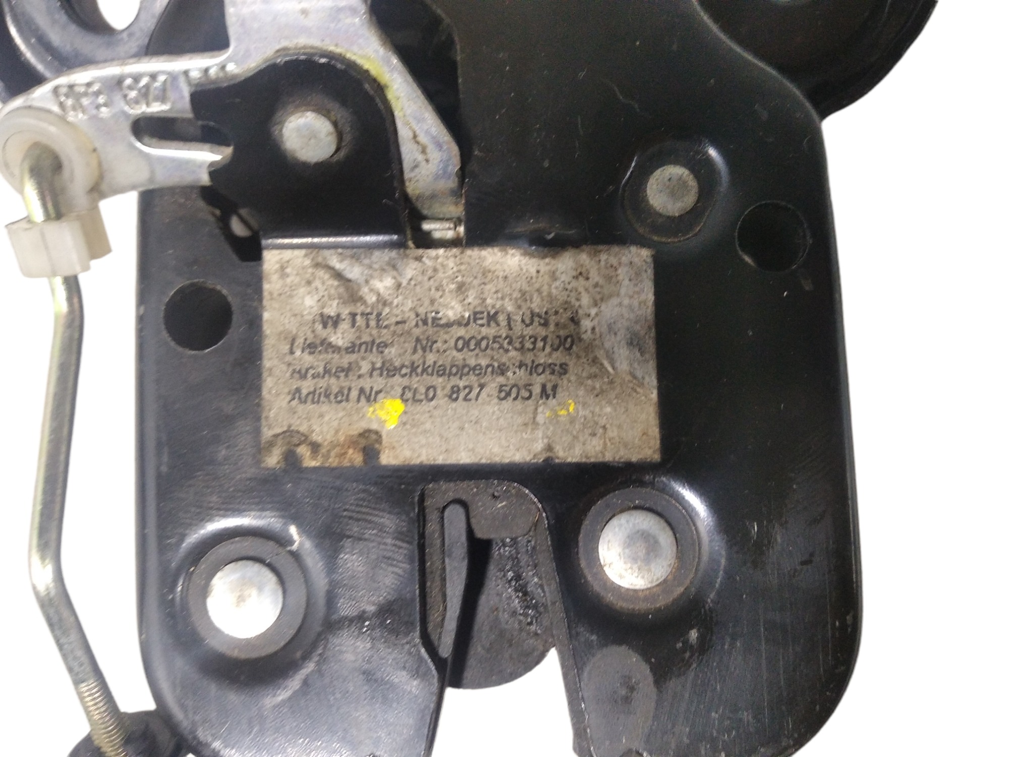 Fechadura Tampa Traseira Audi A6 2.7 Biturbo 2001 V261 4