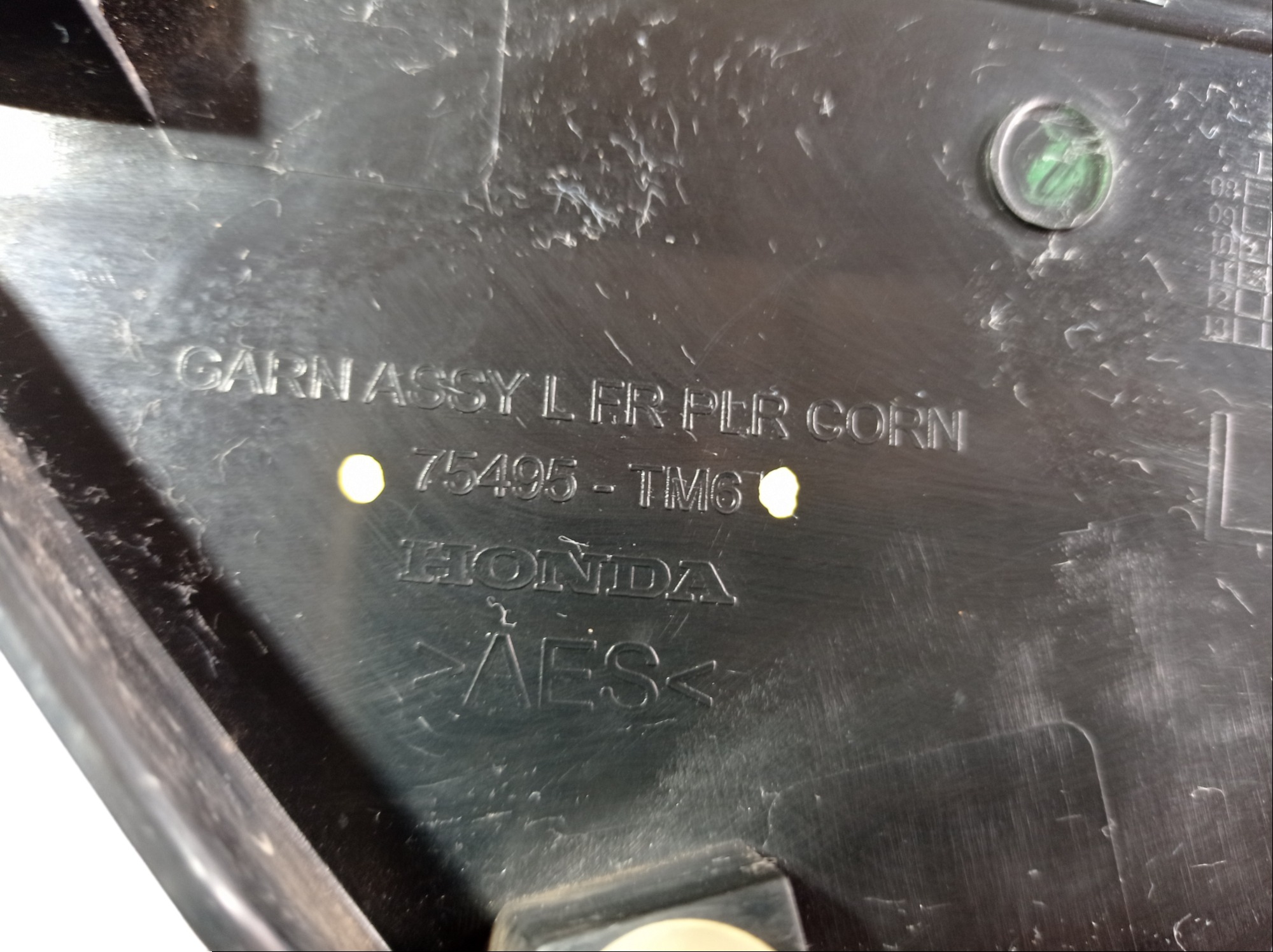 Acabamento Externo Retrovisor Esquerdo Honda City 2011 V477 8