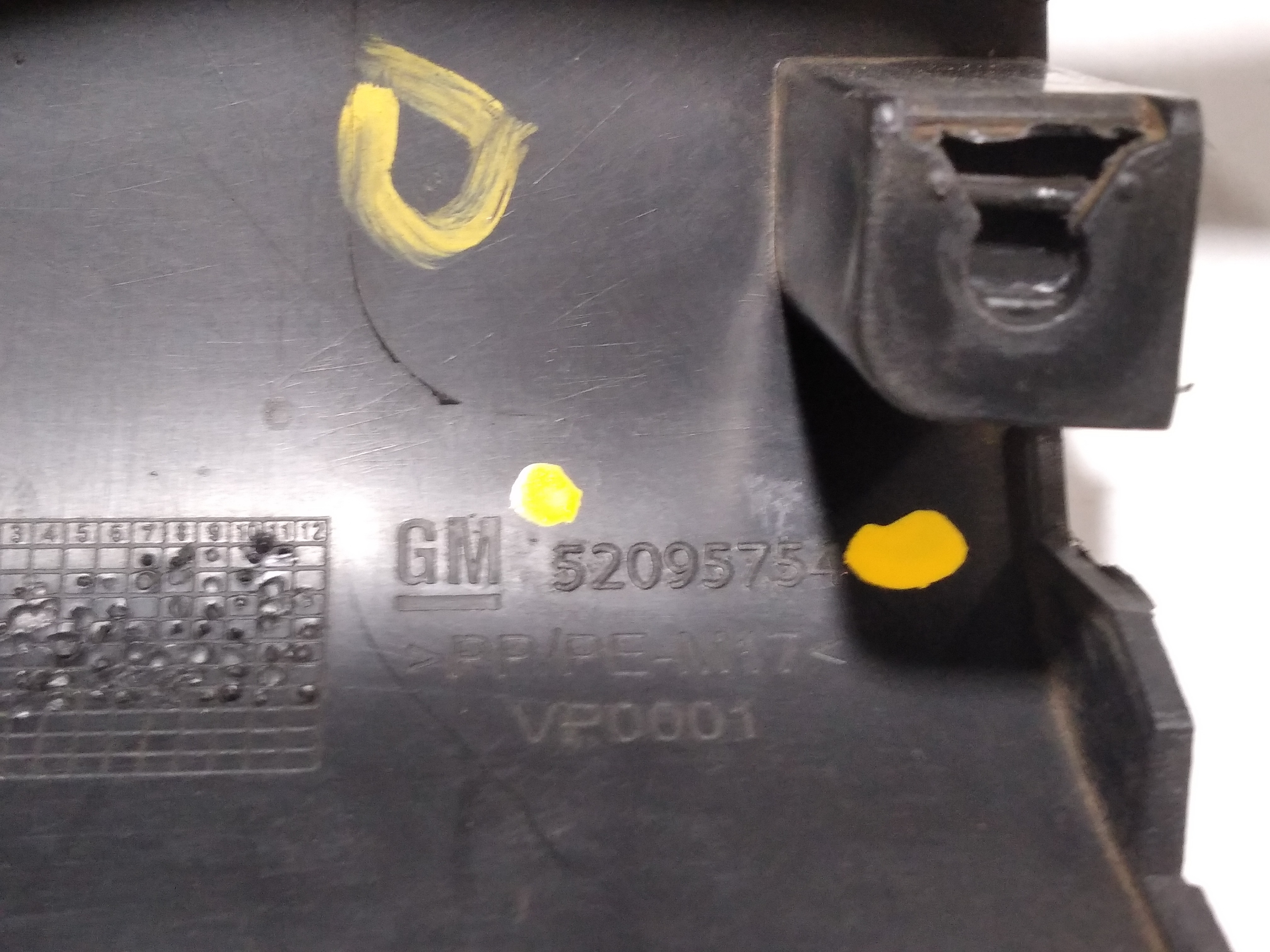 Acabamento Interno Retrovisor Direito Prisma Onix 2019 V338 Preto 8