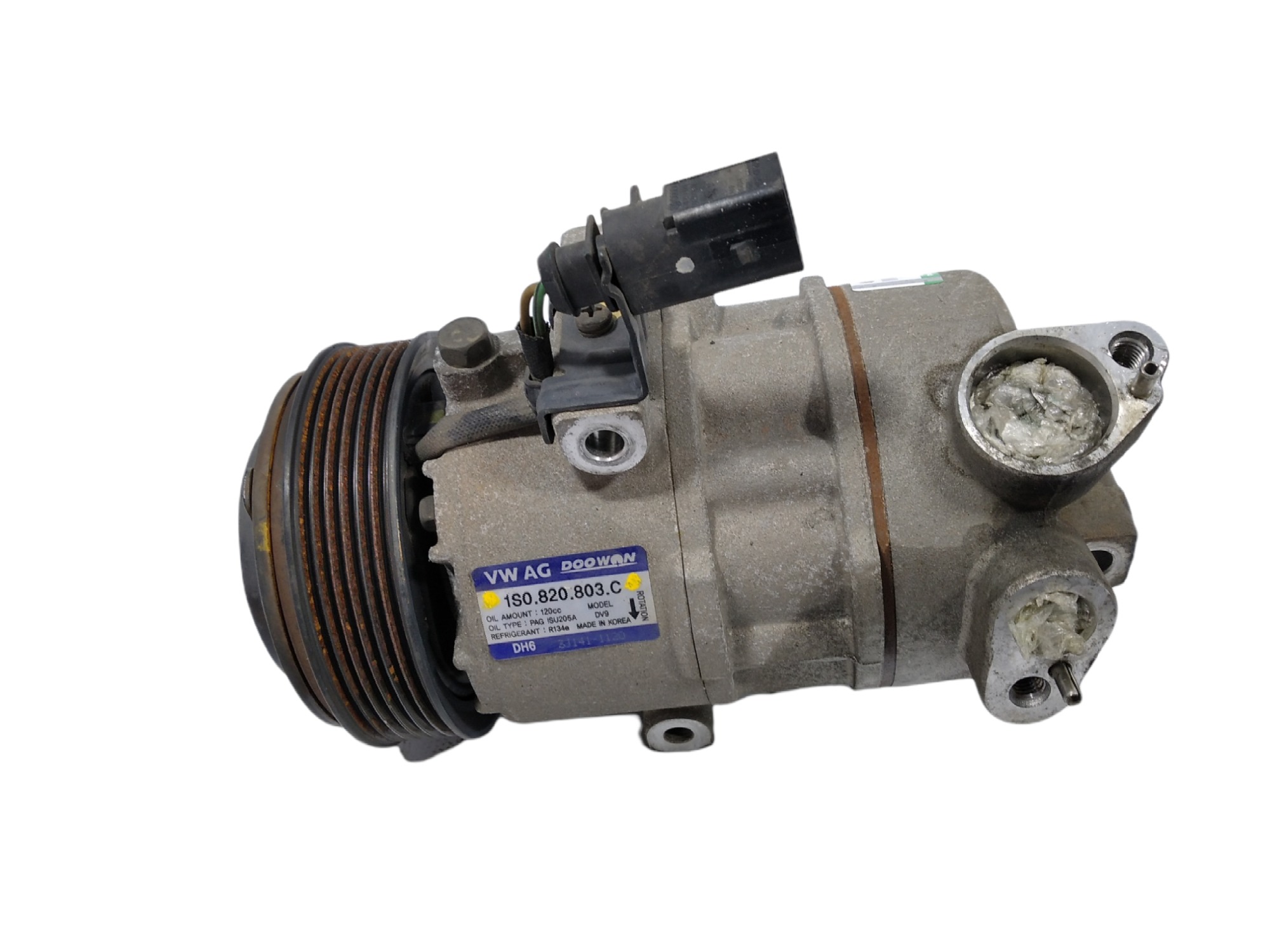 Compressor Ar Condicionado Vw Fox G2 1.0 3cc 2014 V340 5