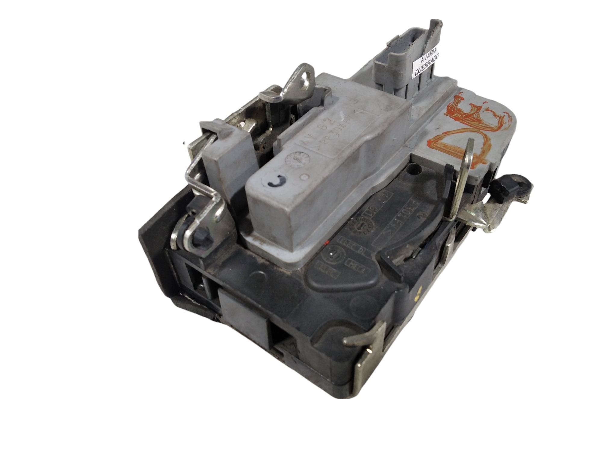 Fechadura Porta Dianteira Esquerda Peugeot 207 2011 V245 6