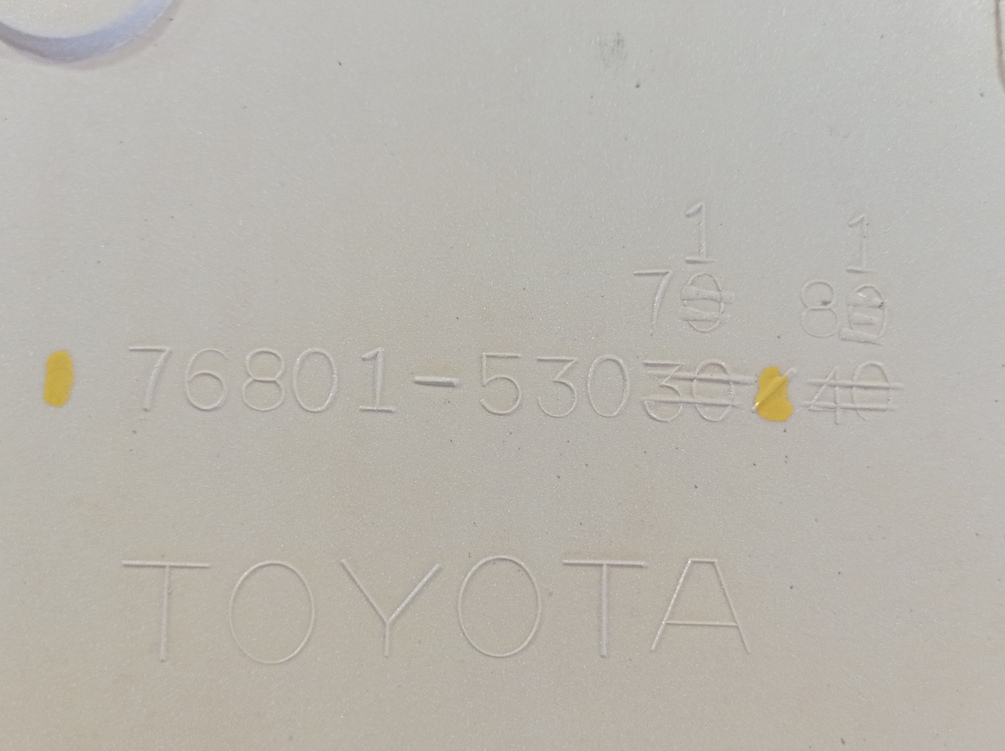 Friso Tampa Traseira Lexus Is300 2012 V545 – Branco 9