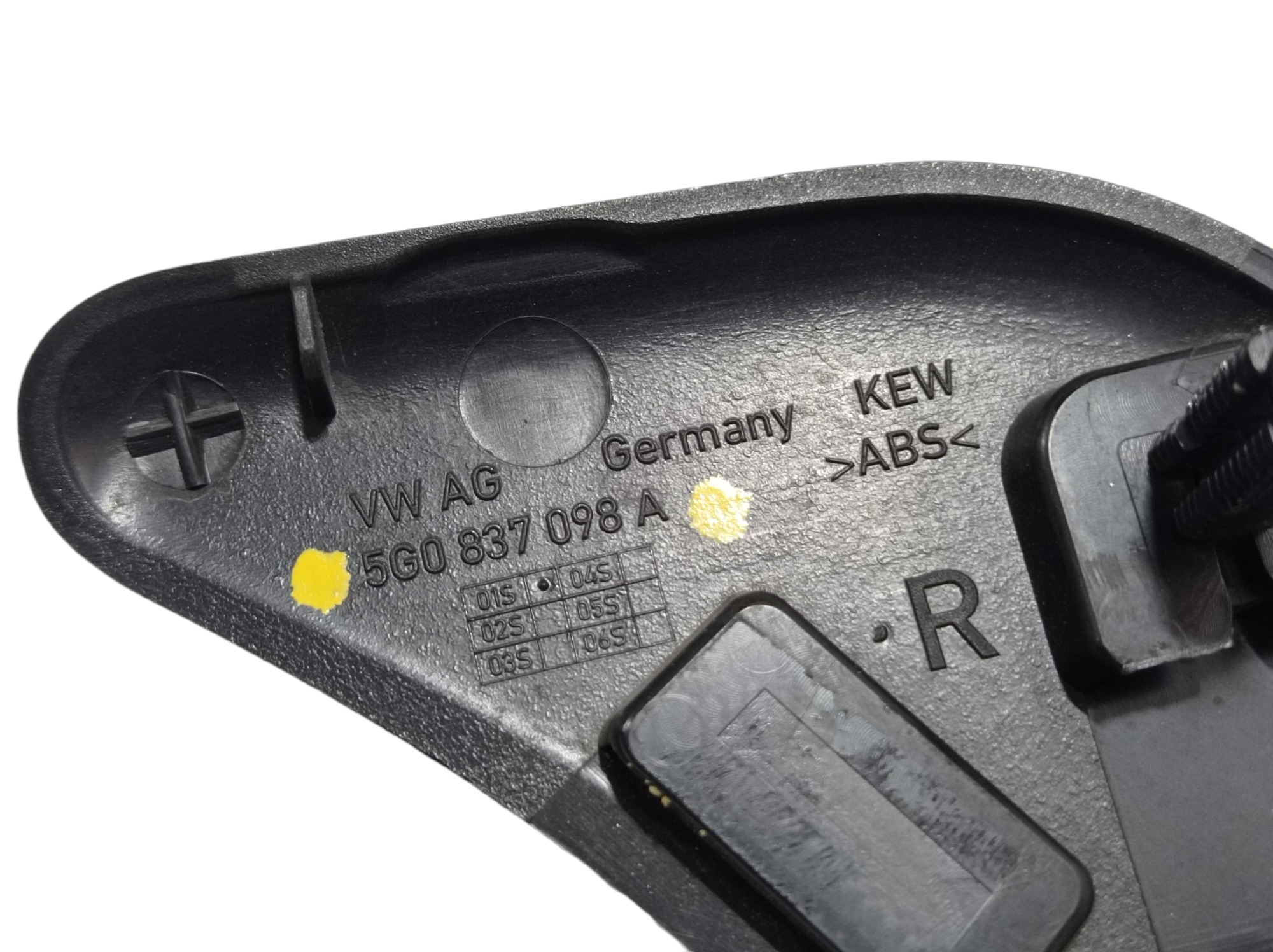 Acabamento Interno Retrovisor Direito Vw Golf Tsi 2015 V293 6