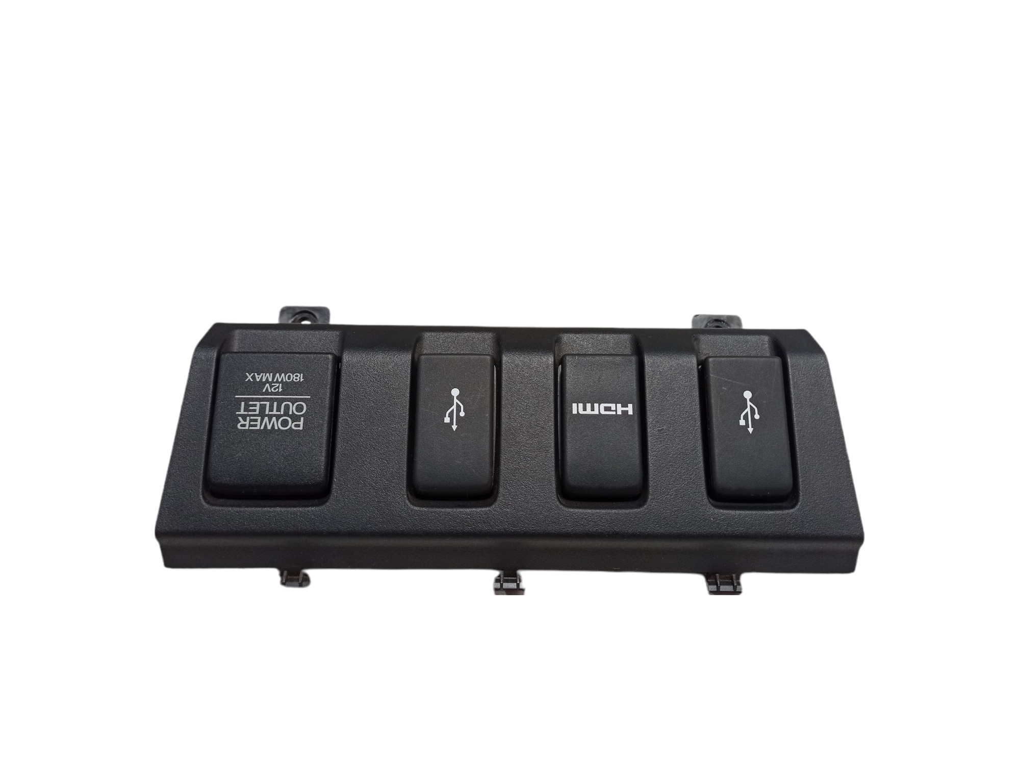 Moldura Tomada 12v Entrada Usb Honda Hrv 2016 A 2021 V322 Preto 5