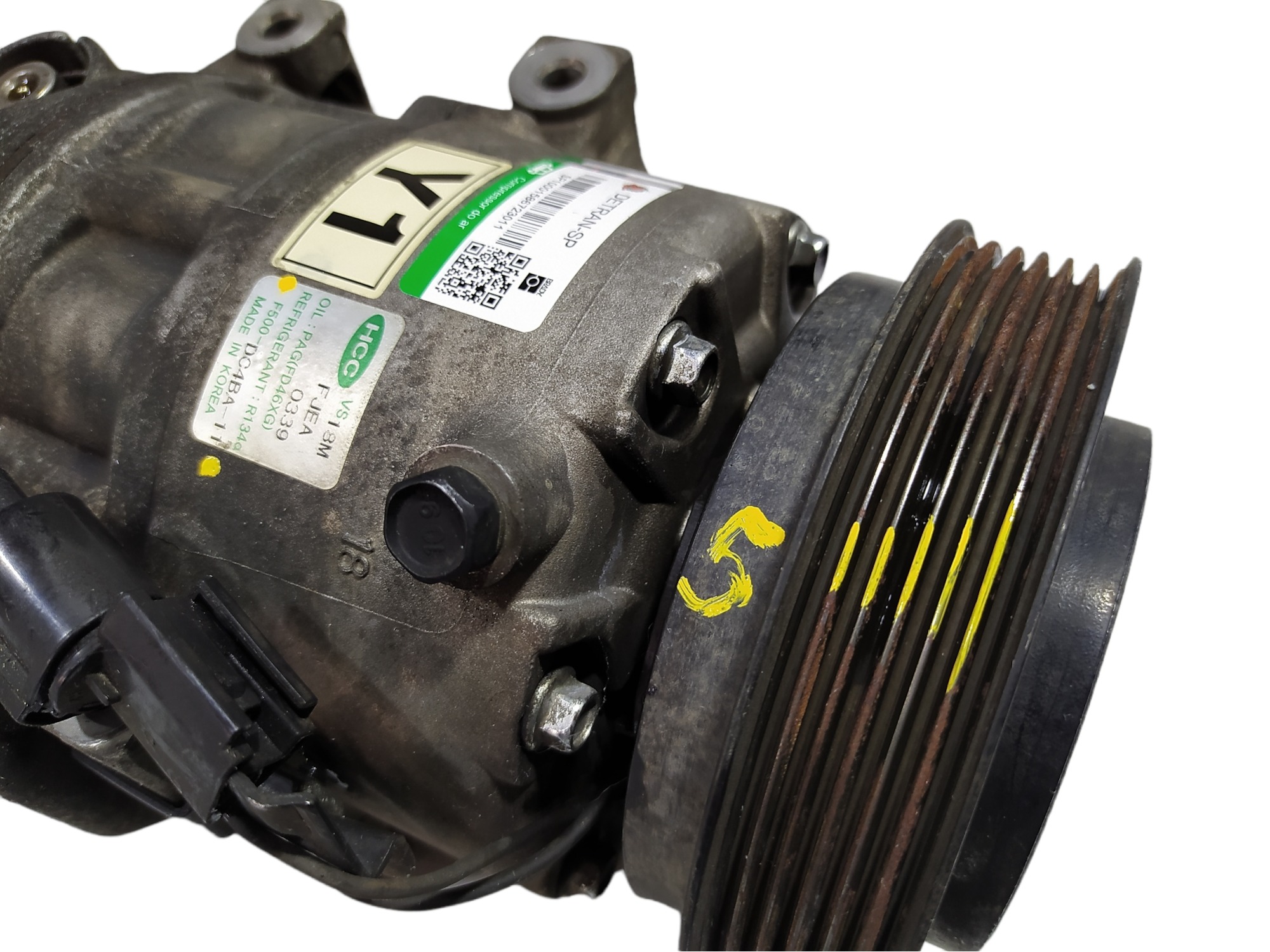 Compressor Ar Condicionado Hyundai Azera Gls 3.3 V6  V459 9