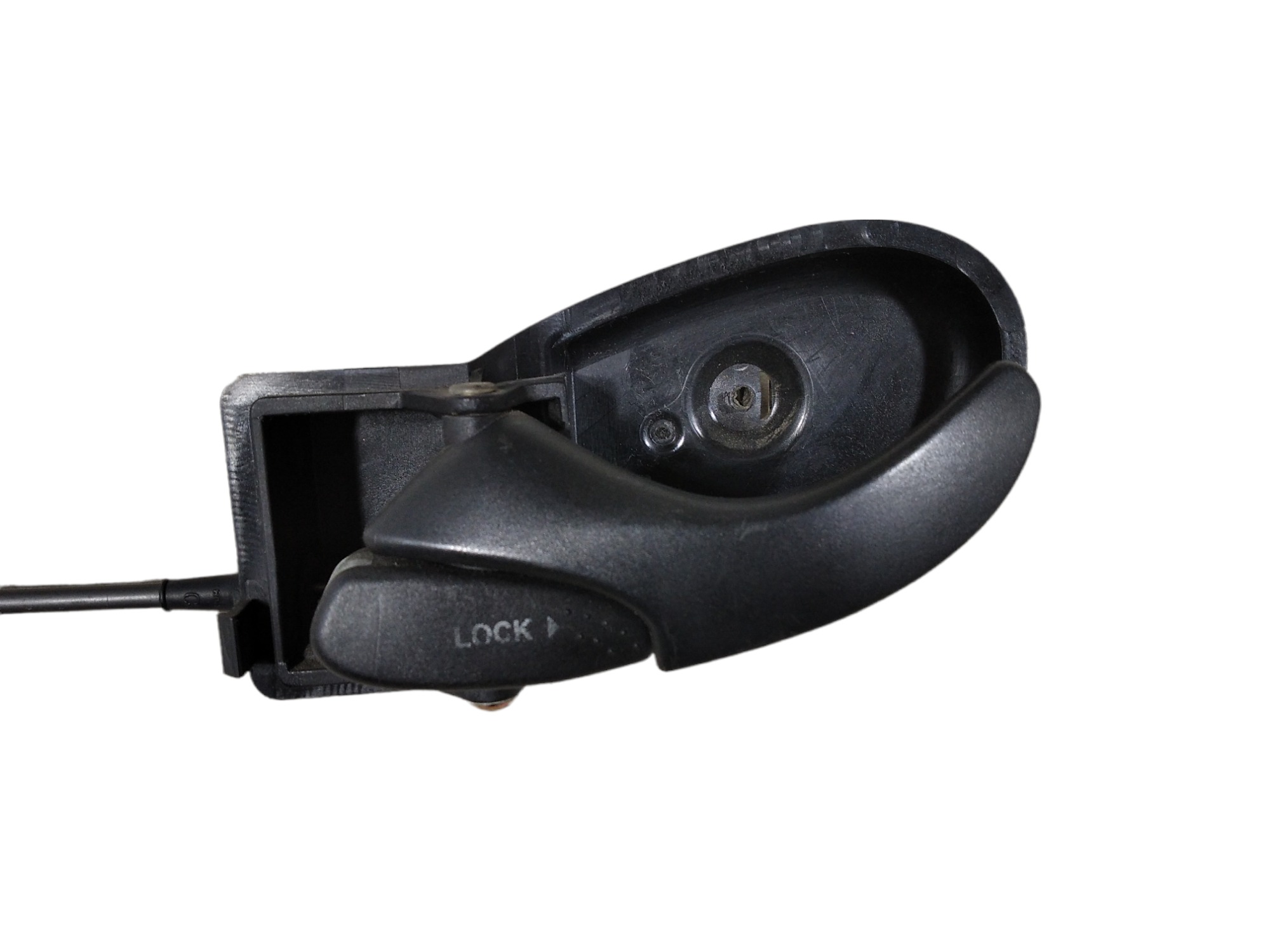 Maçaneta Interna Trasei Esquerda Ford Focus 2001 A 2008 V267 Preto Traseira 3