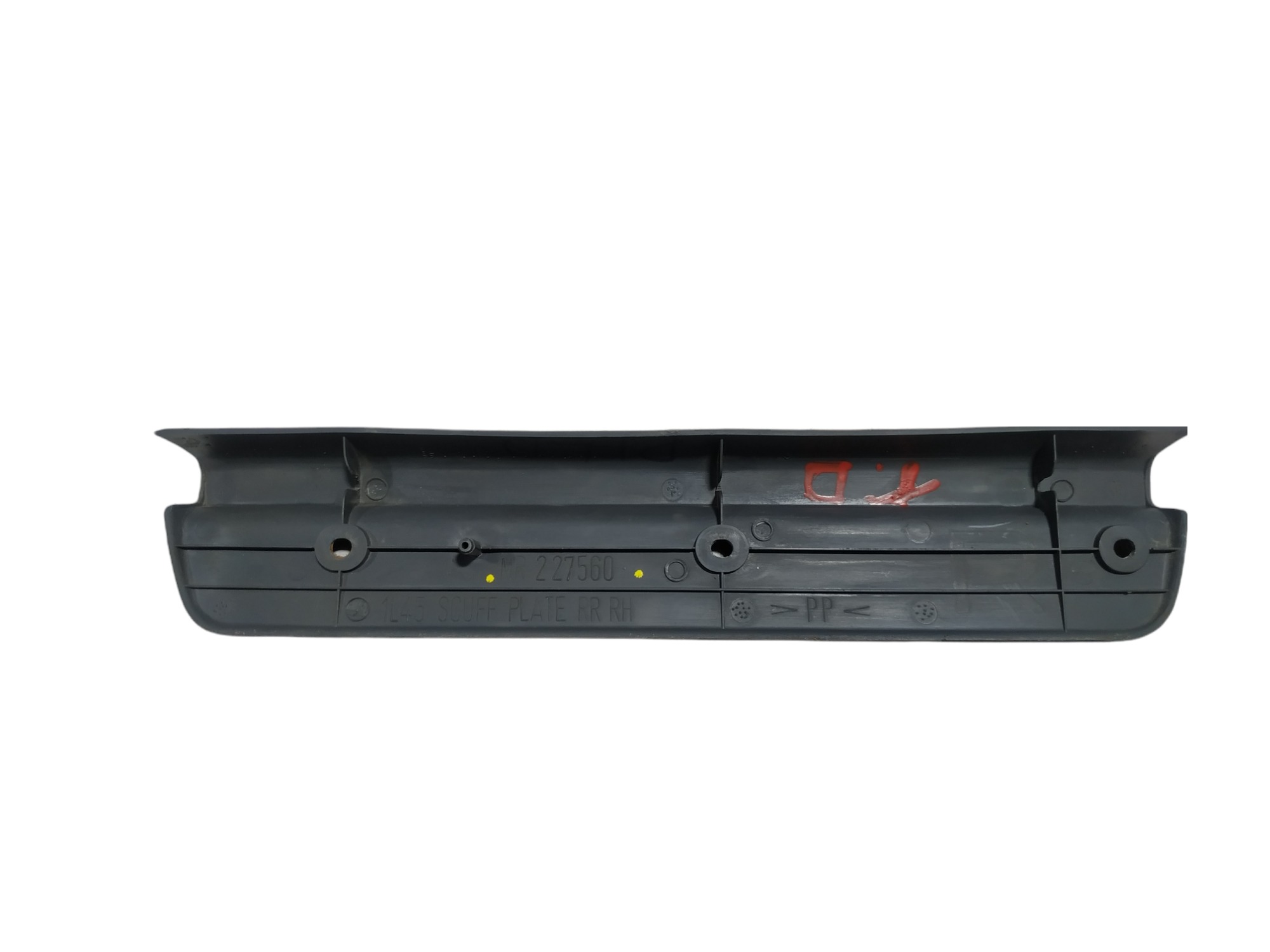 Soleira Traseira Direita Mitsubishi Pajero 2003 V262 Preto 1
