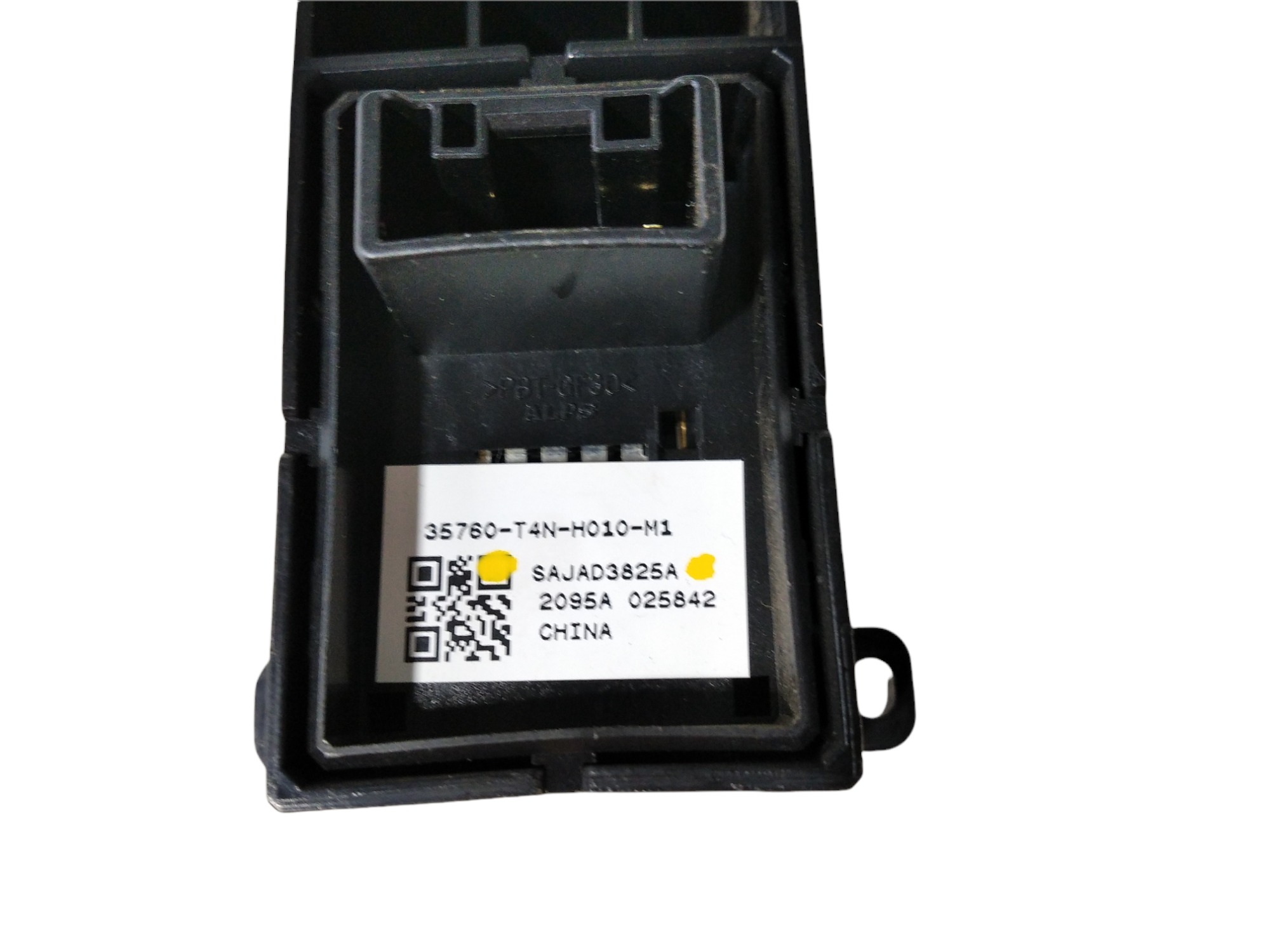 Botão Vidro Traseiro Esquerdo Honda Fit 2016 V327 Sajad3825 5