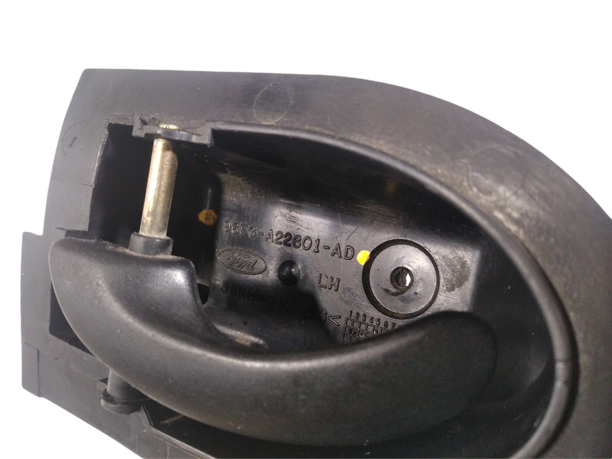 Maçaneta Interna Dianteira Esquerdo Ford Ka 1997 V310 Preta Dianteira 4